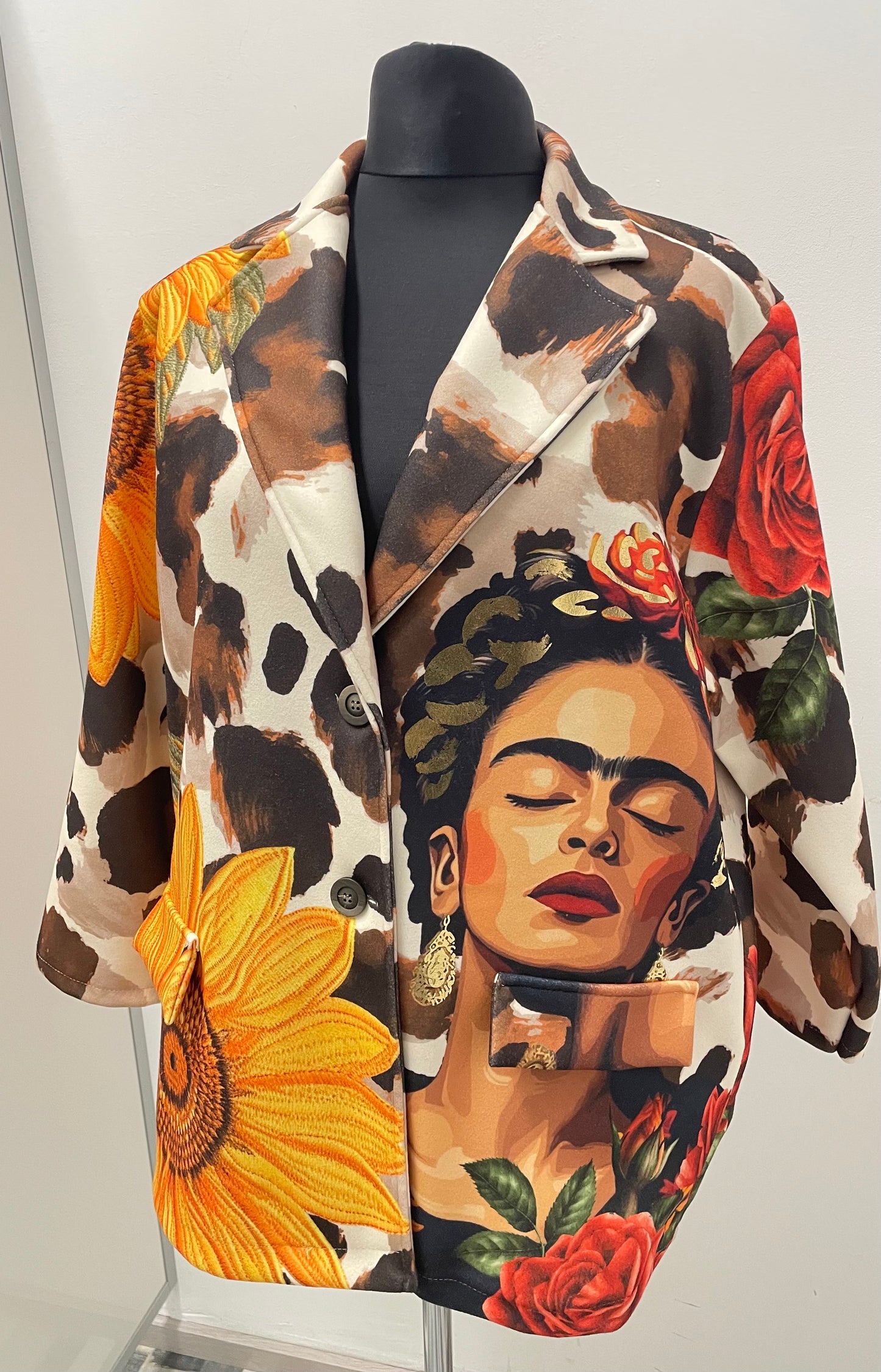 Extravaganter Blazer „FRIDA KAHLO“