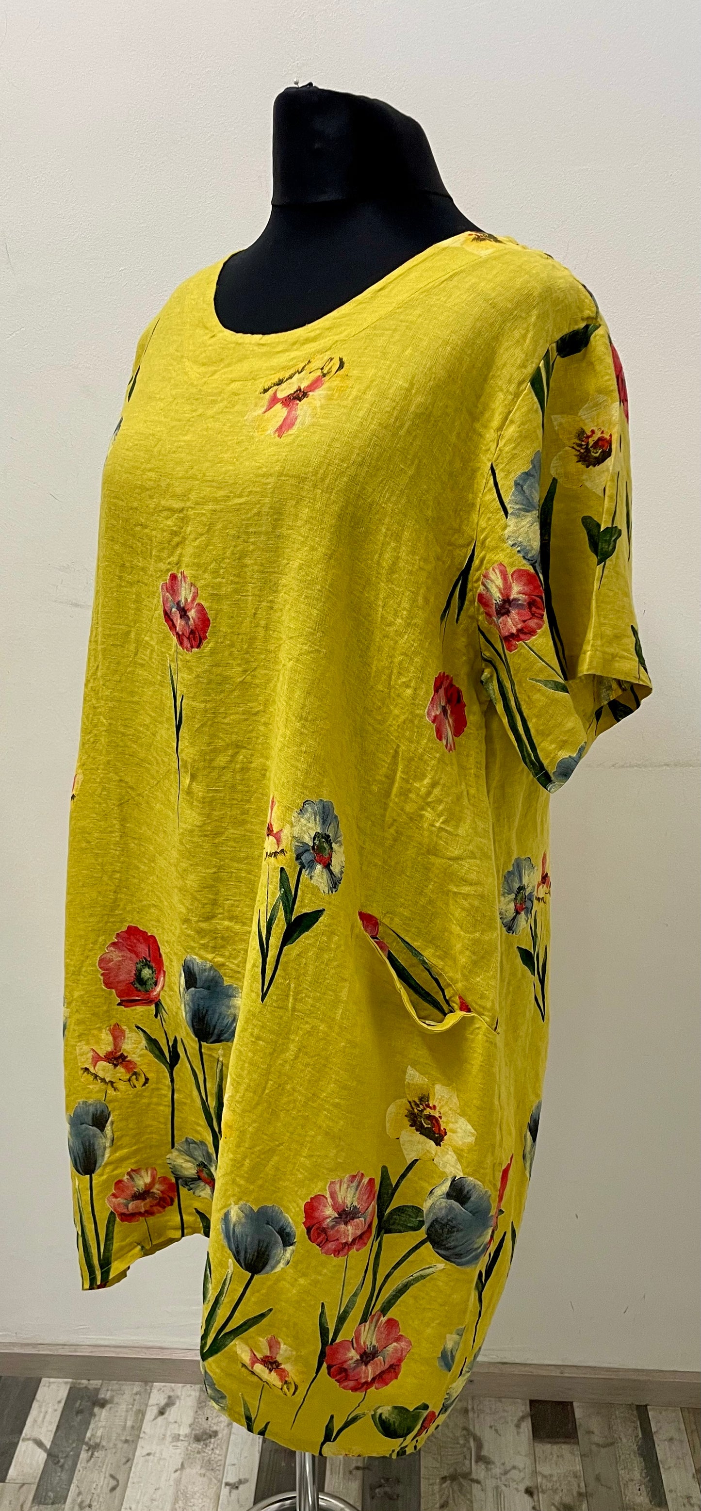 Leinenkleid „Blumen“