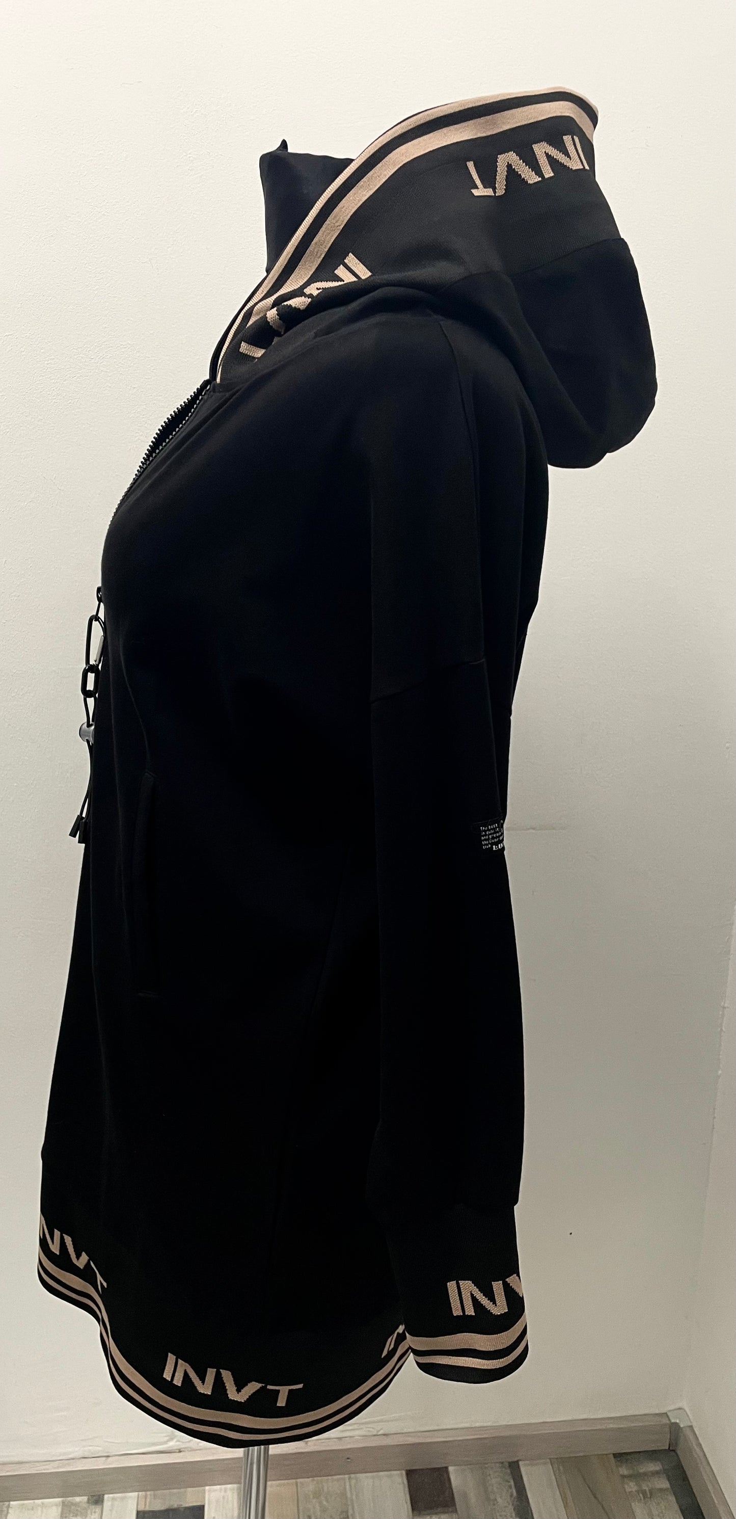 Longjacke mit Kapuze