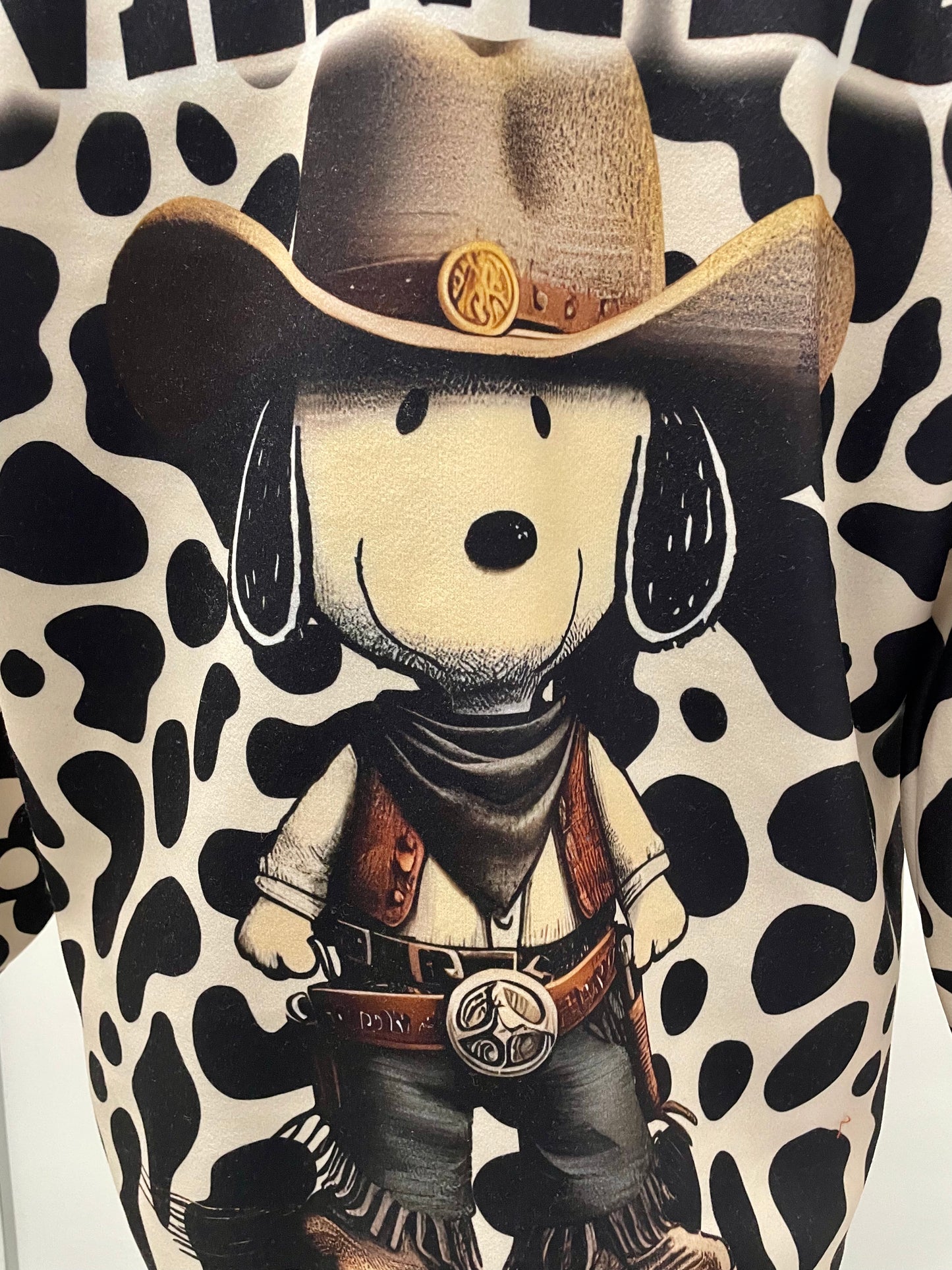 Extravaganter Blazer „WANTED SNOOPY“