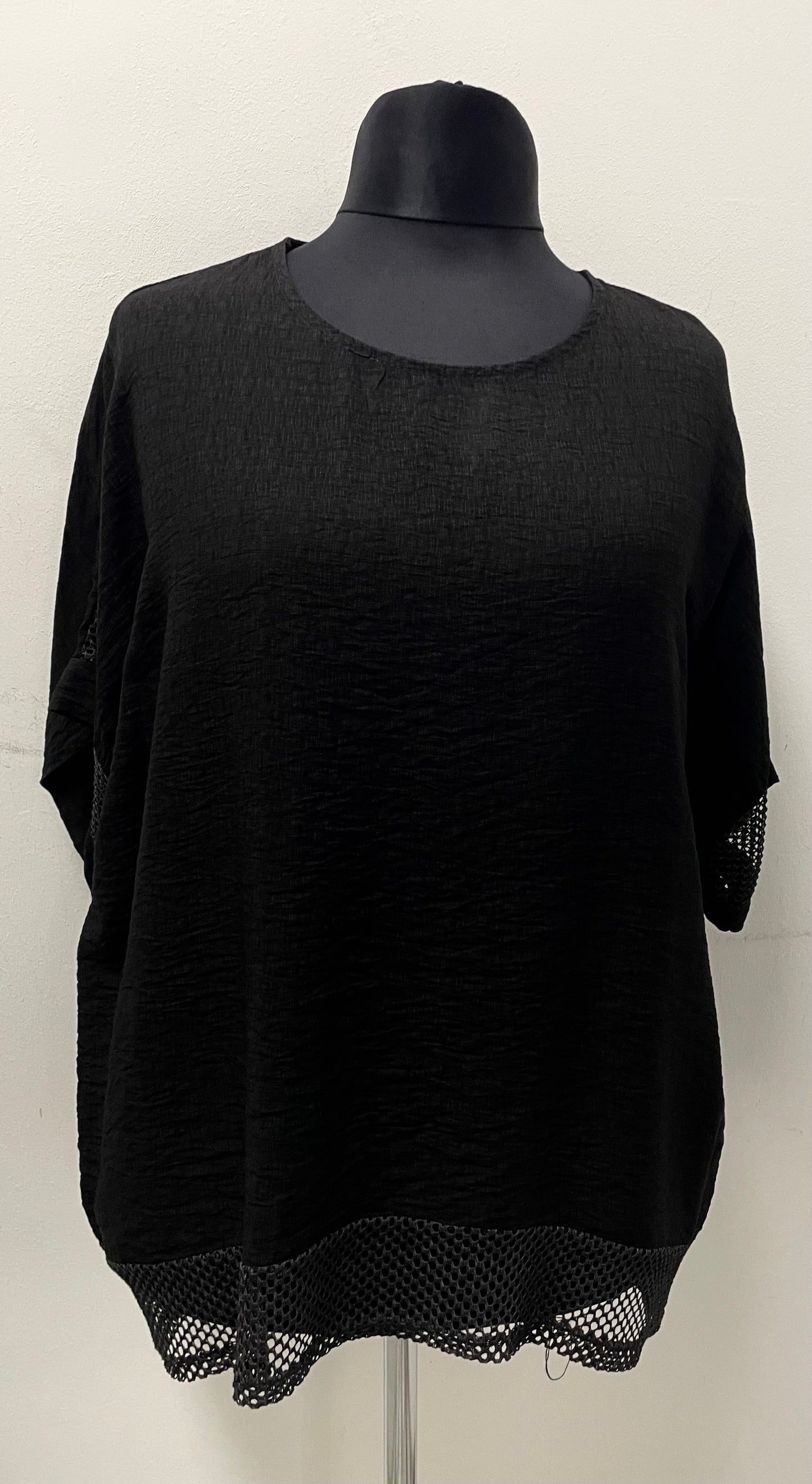 Shirt mit Netzeinsatz