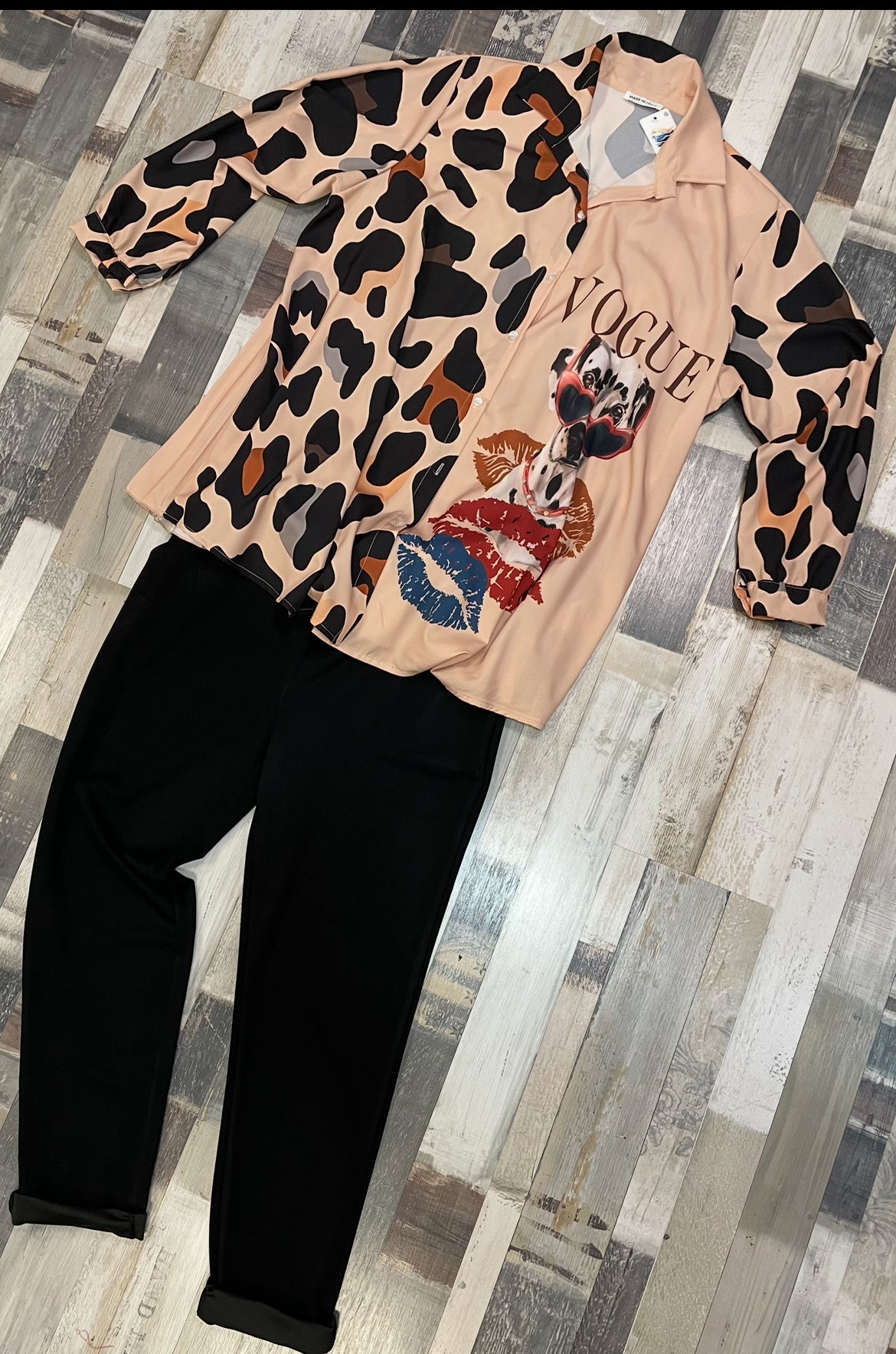 Bluse Animalprint