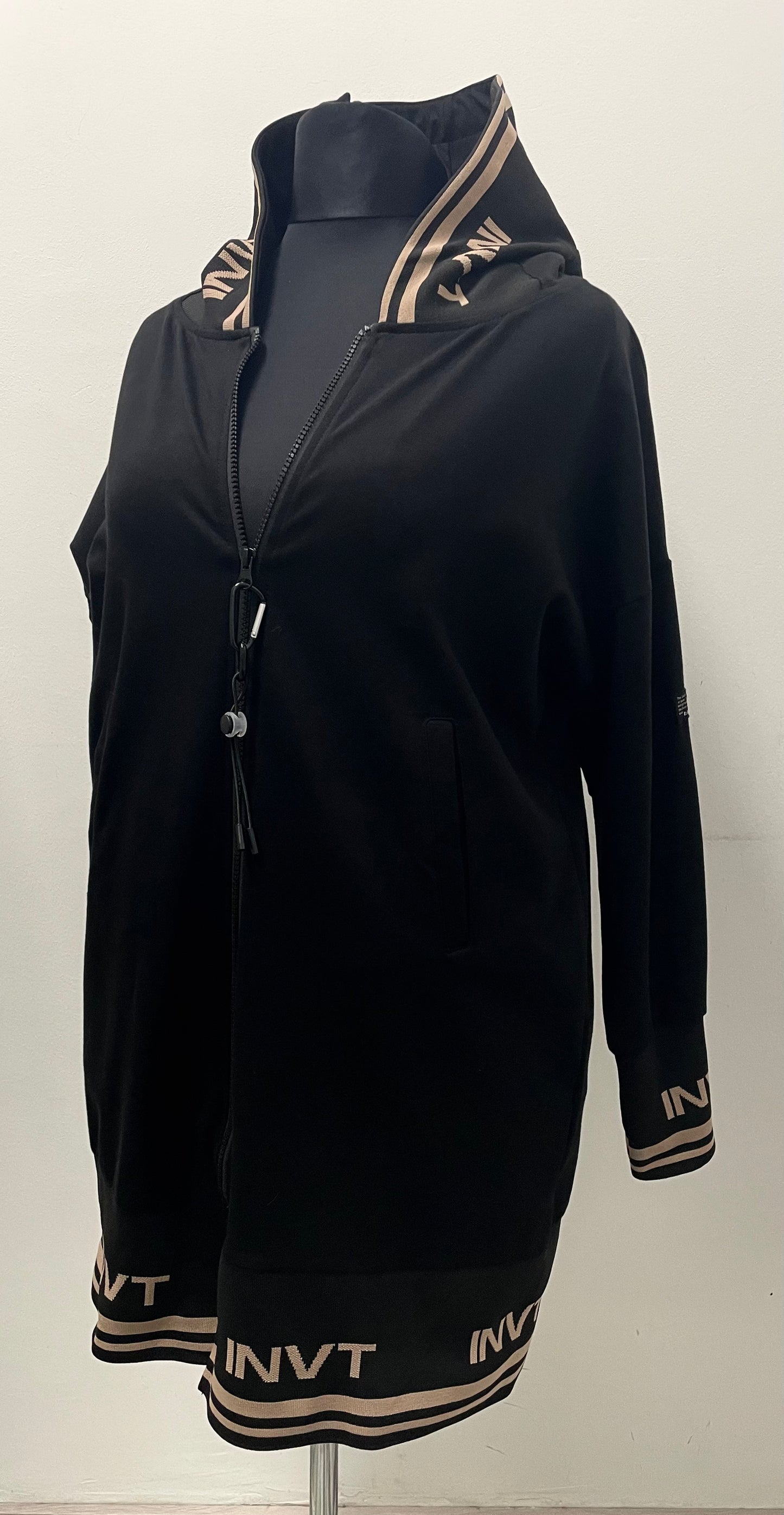 Longjacke mit Kapuze