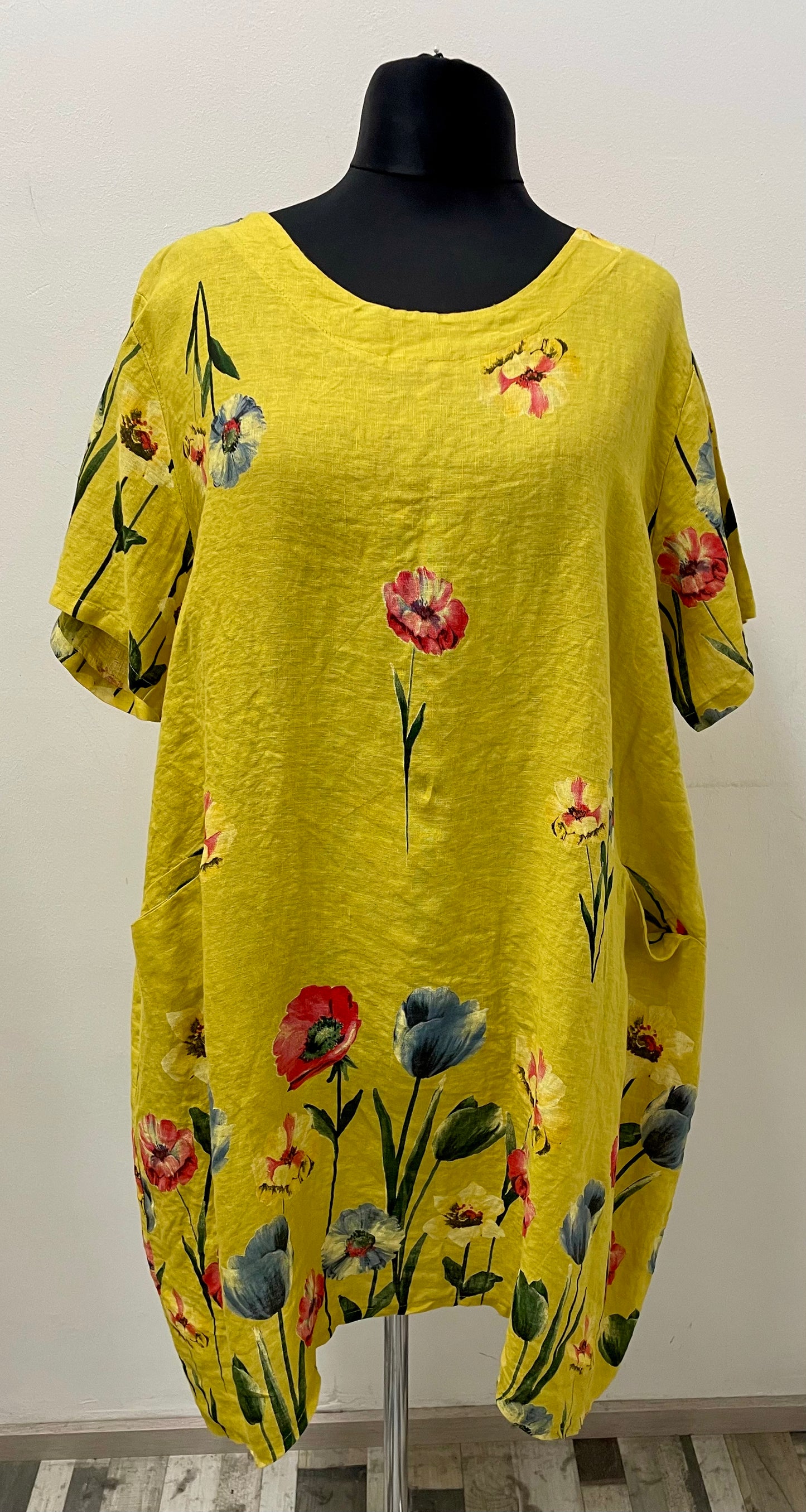 Leinenkleid „Blumen“