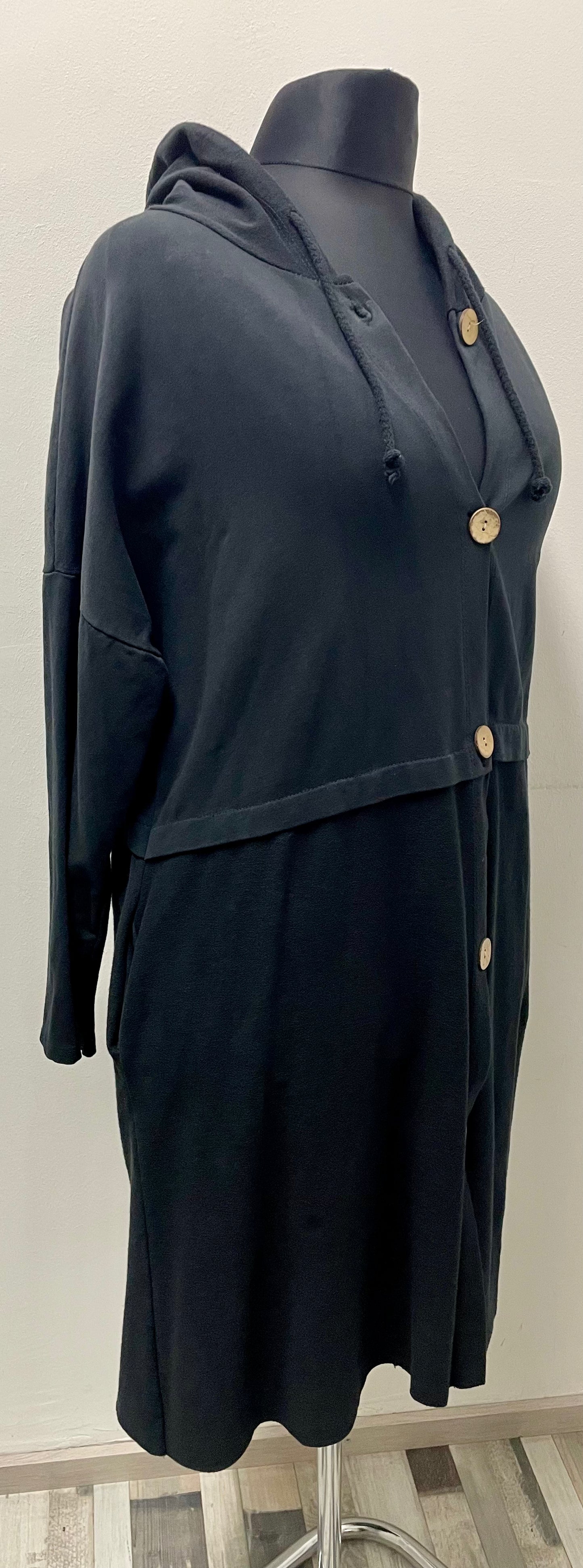 Baumwollemantel mit Kapuze