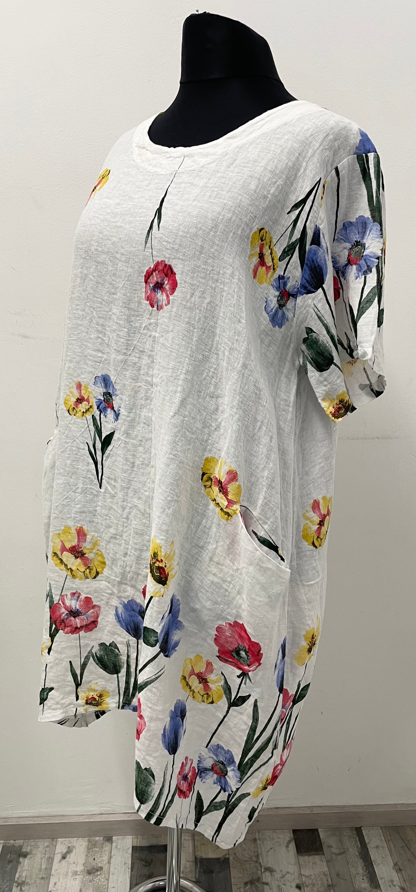 Leinenkleid „Blumen“