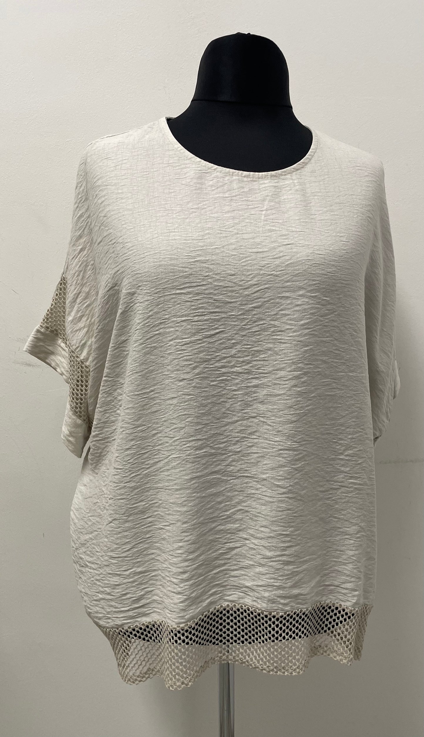Shirt mit Netzeinsatz