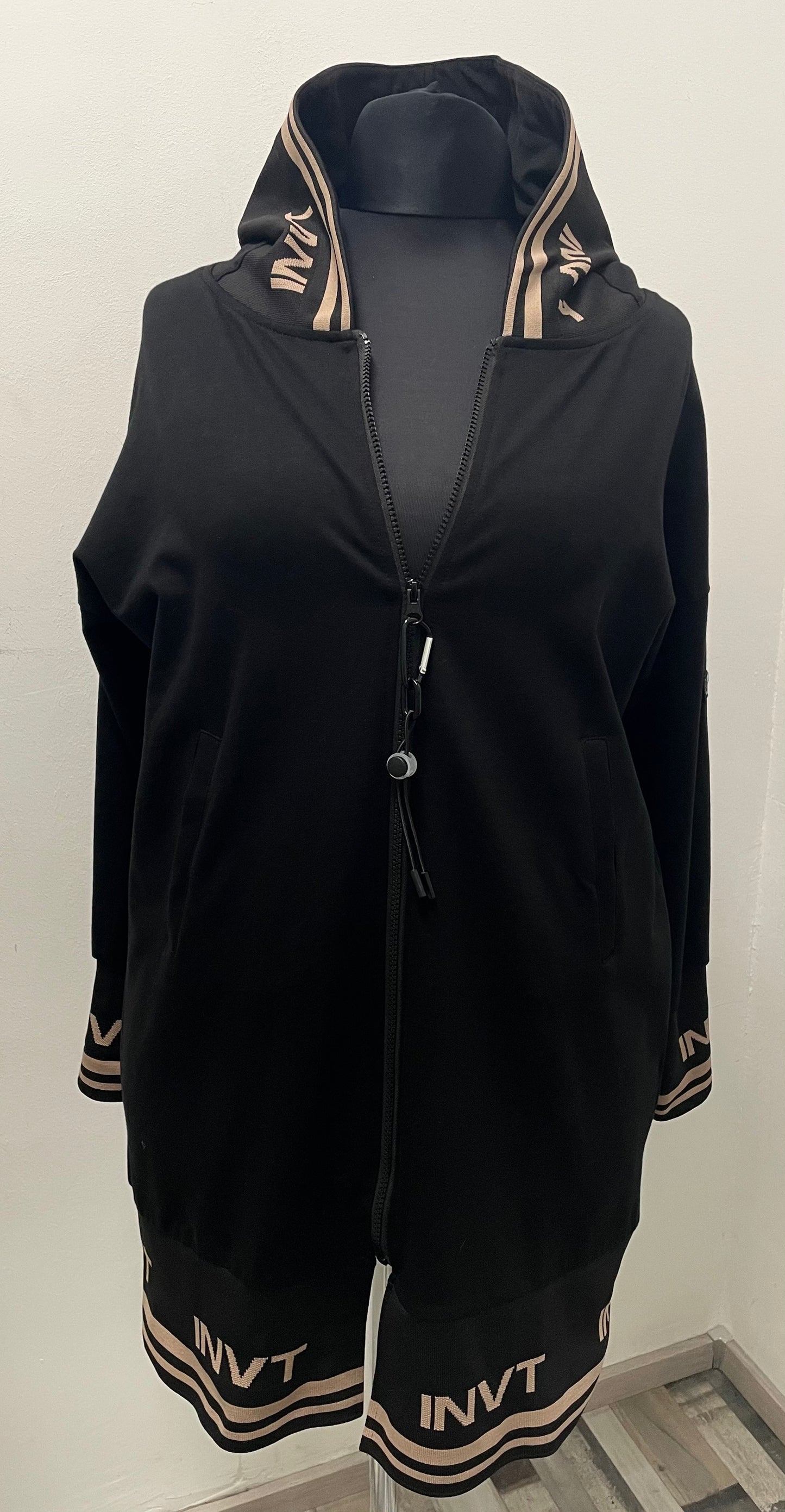 Longjacke mit Kapuze