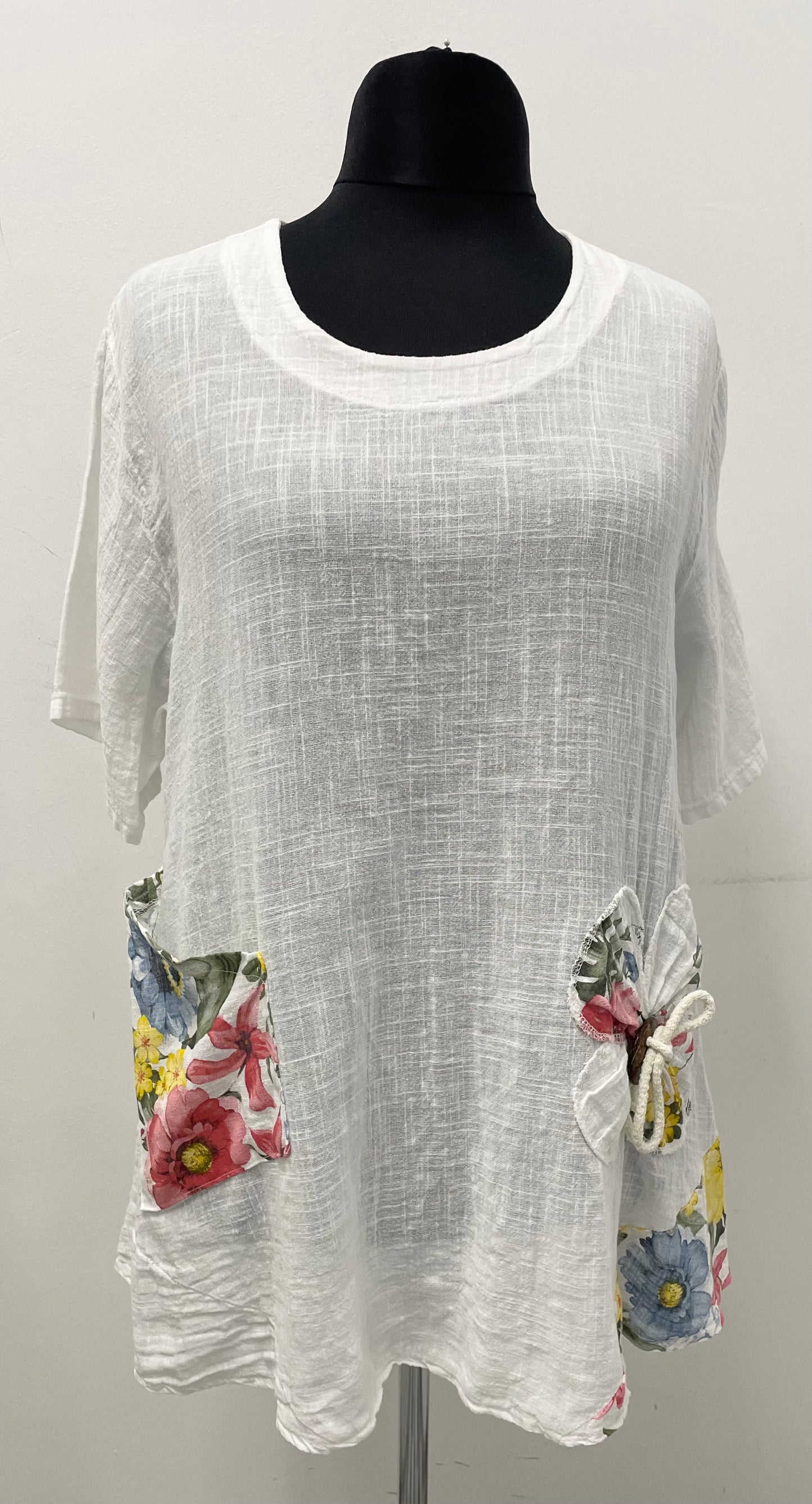 Shirt mit Blumenmotiv