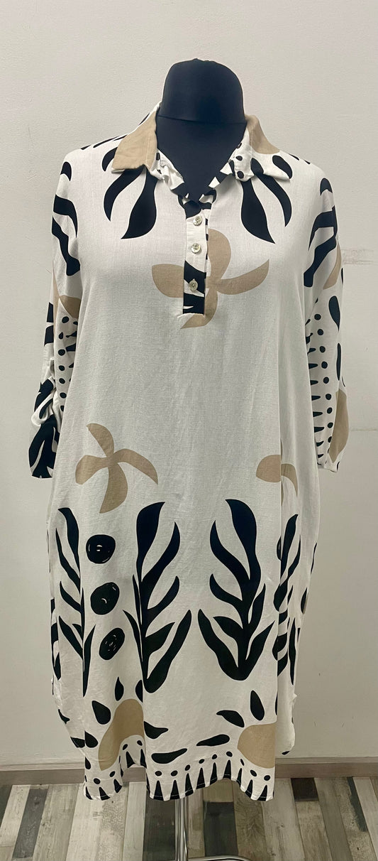 Kleid mit Knopfleiste