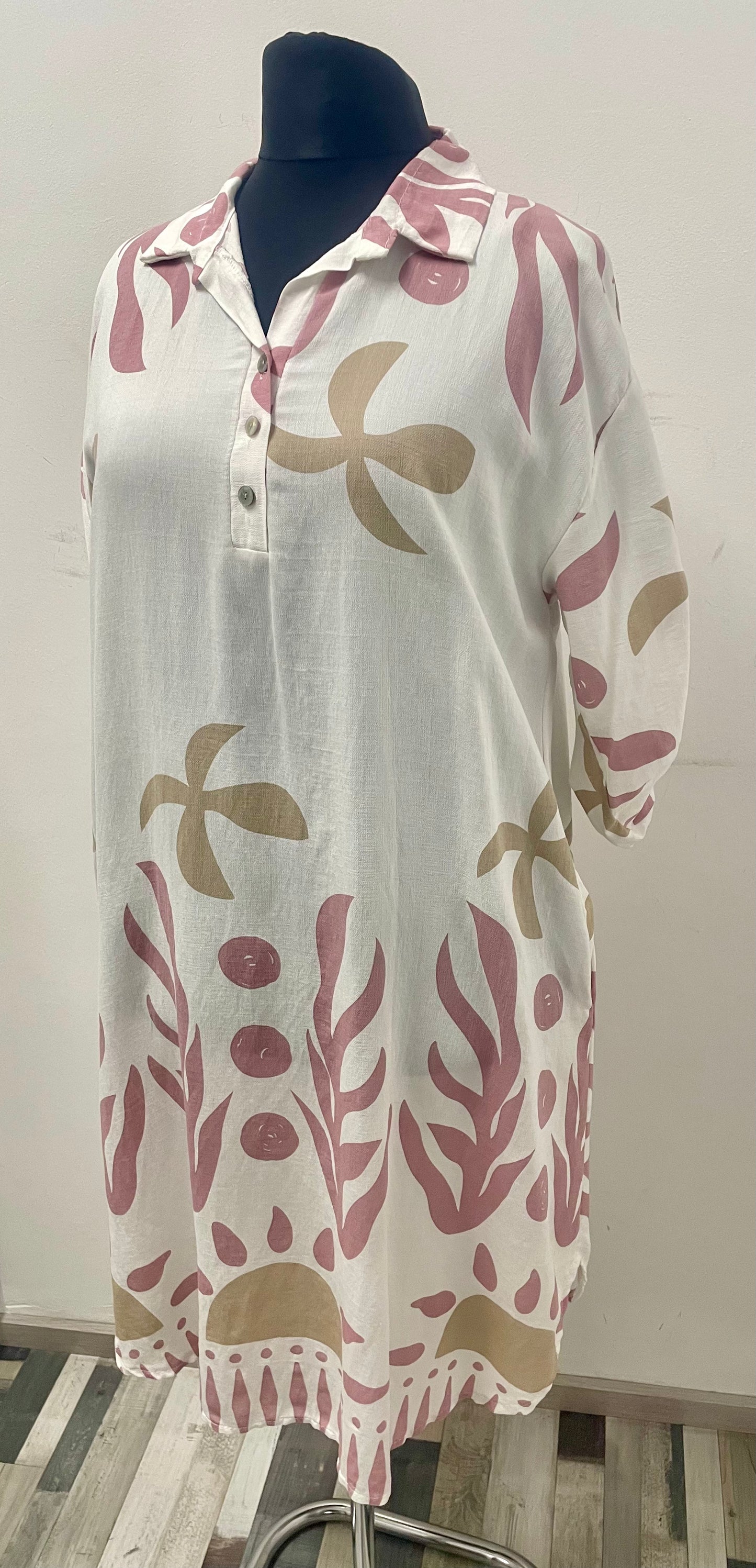 Kleid mit Knopfleiste
