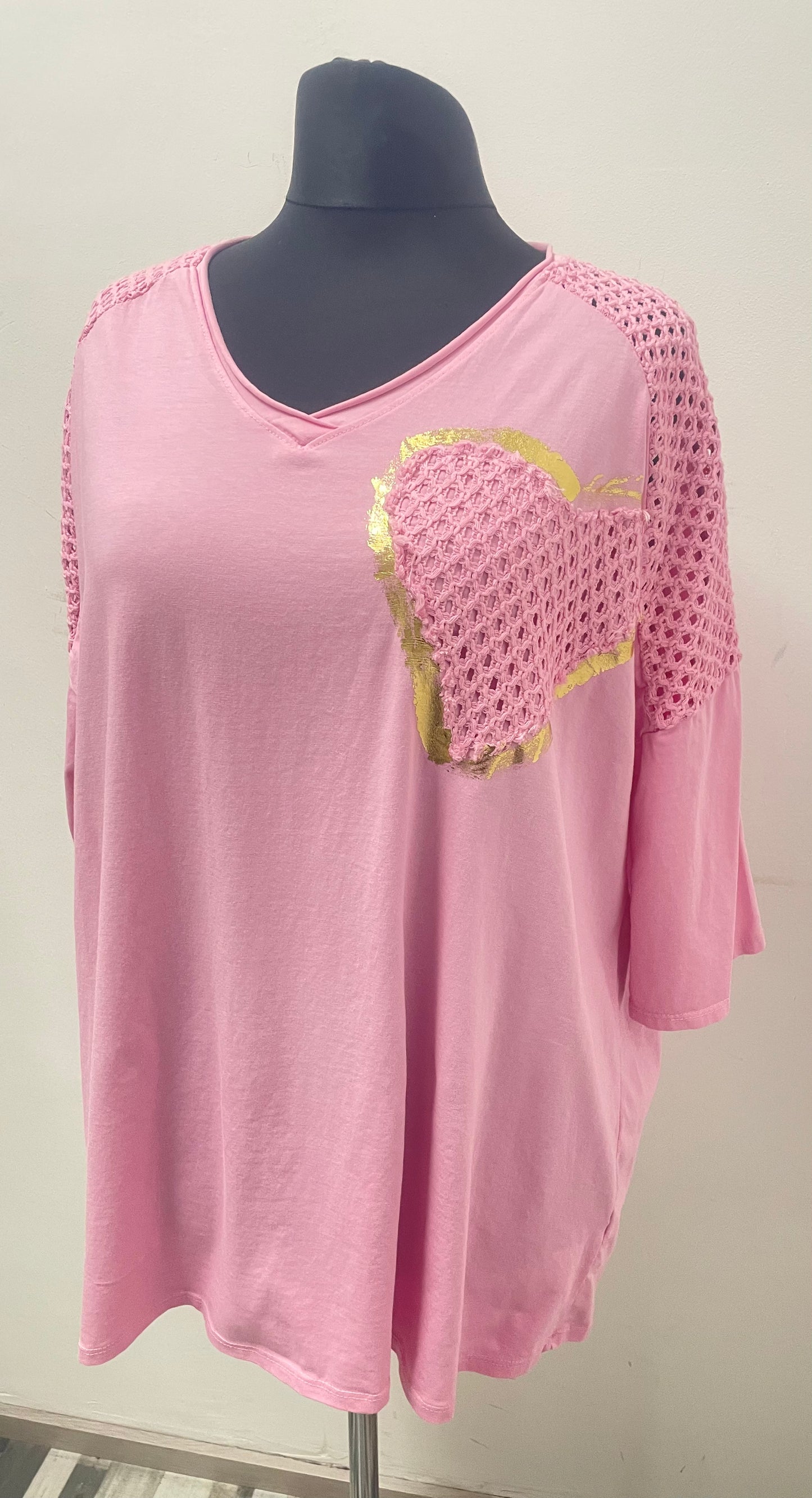 Shirt HEART 🩵💛🩷🤍
