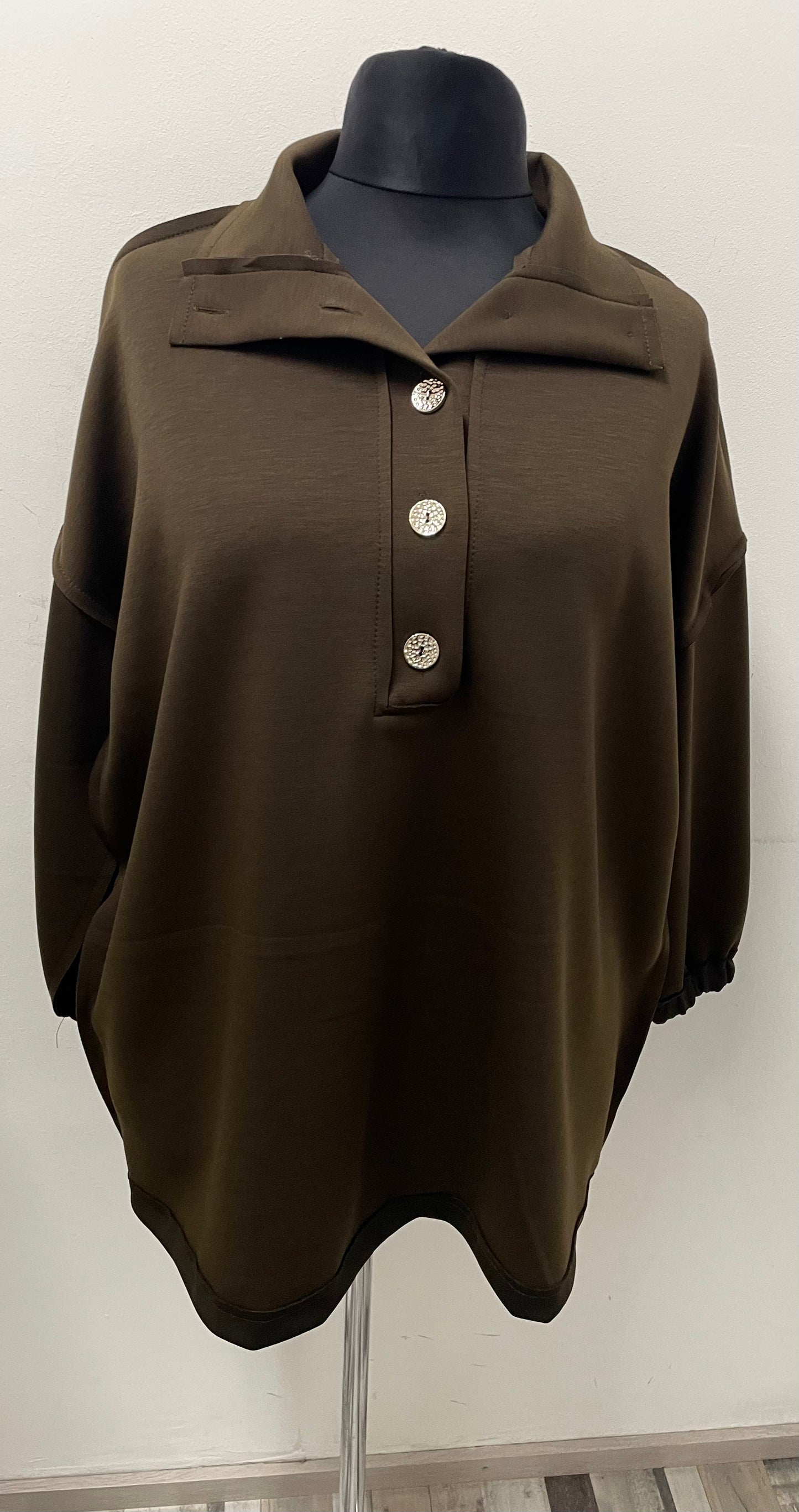 Shirt „Blusenoptik“ Soft Touch