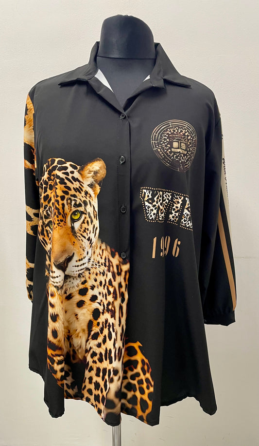 Bluse Animalprint Tiger