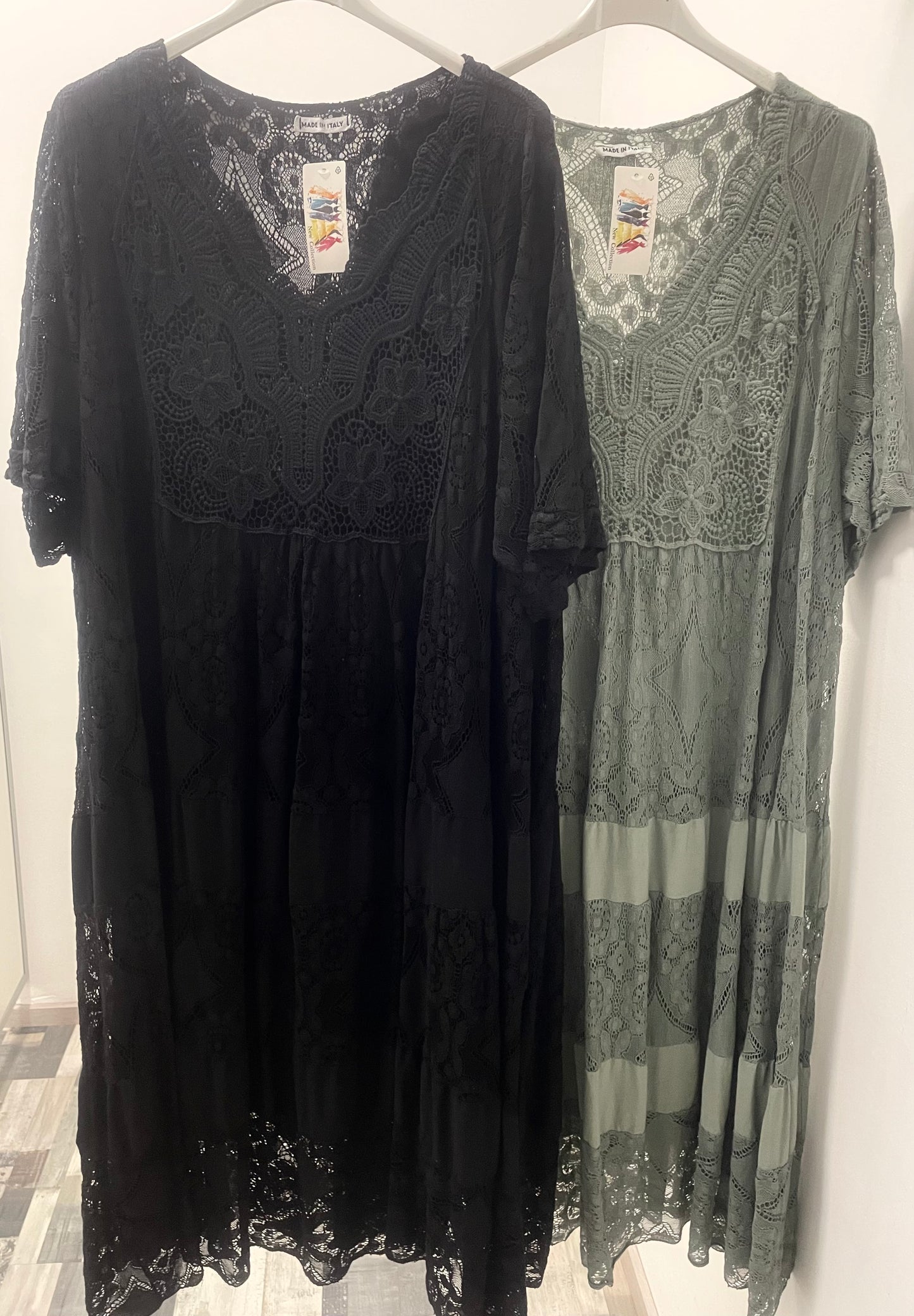 Spitzenkleid im Boho-Stil