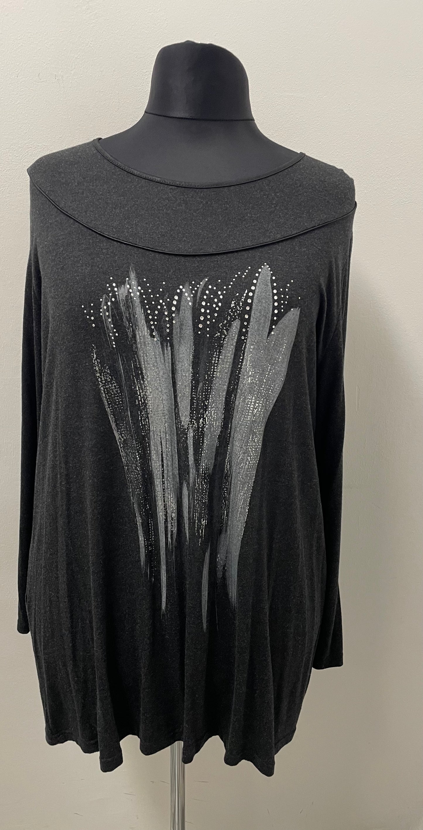 Tunika mit Glitzersteinchen