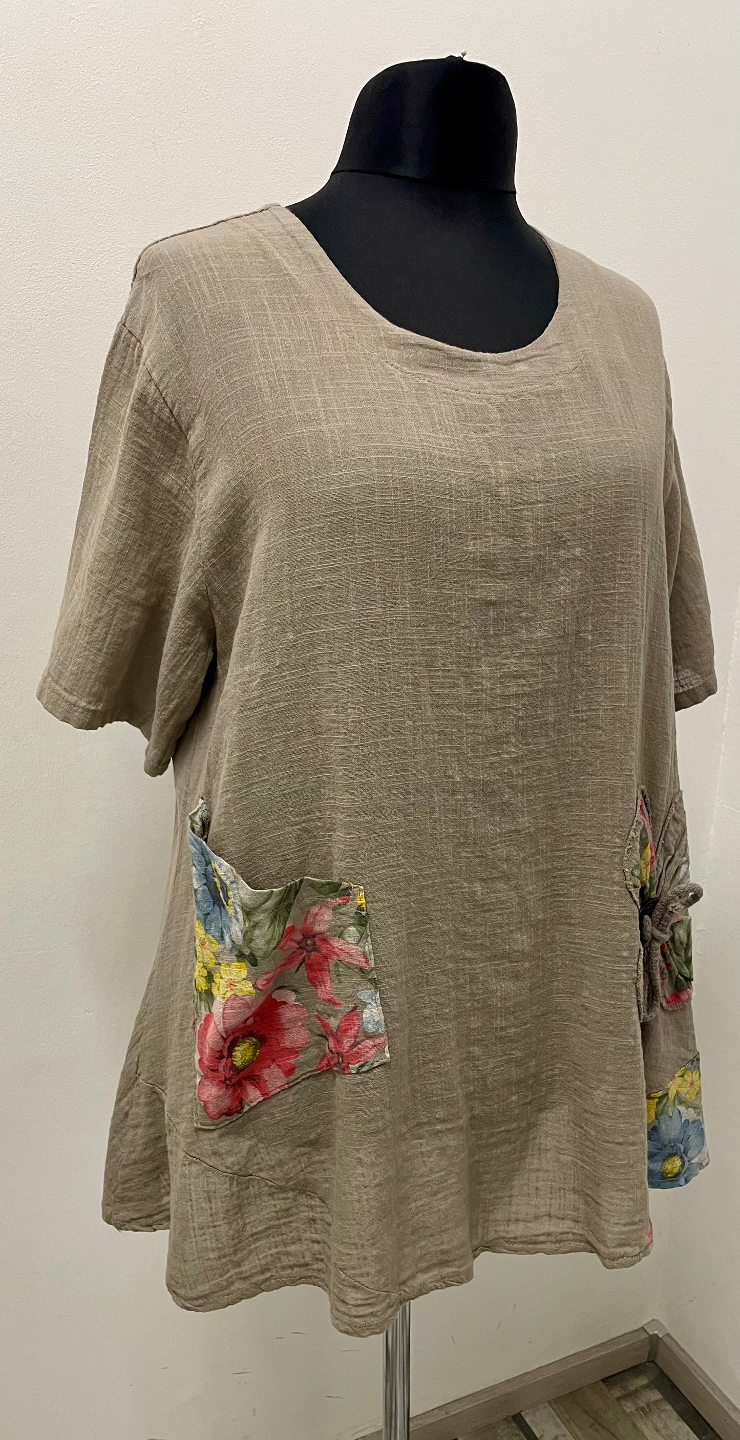 Shirt mit Blumenmotiv