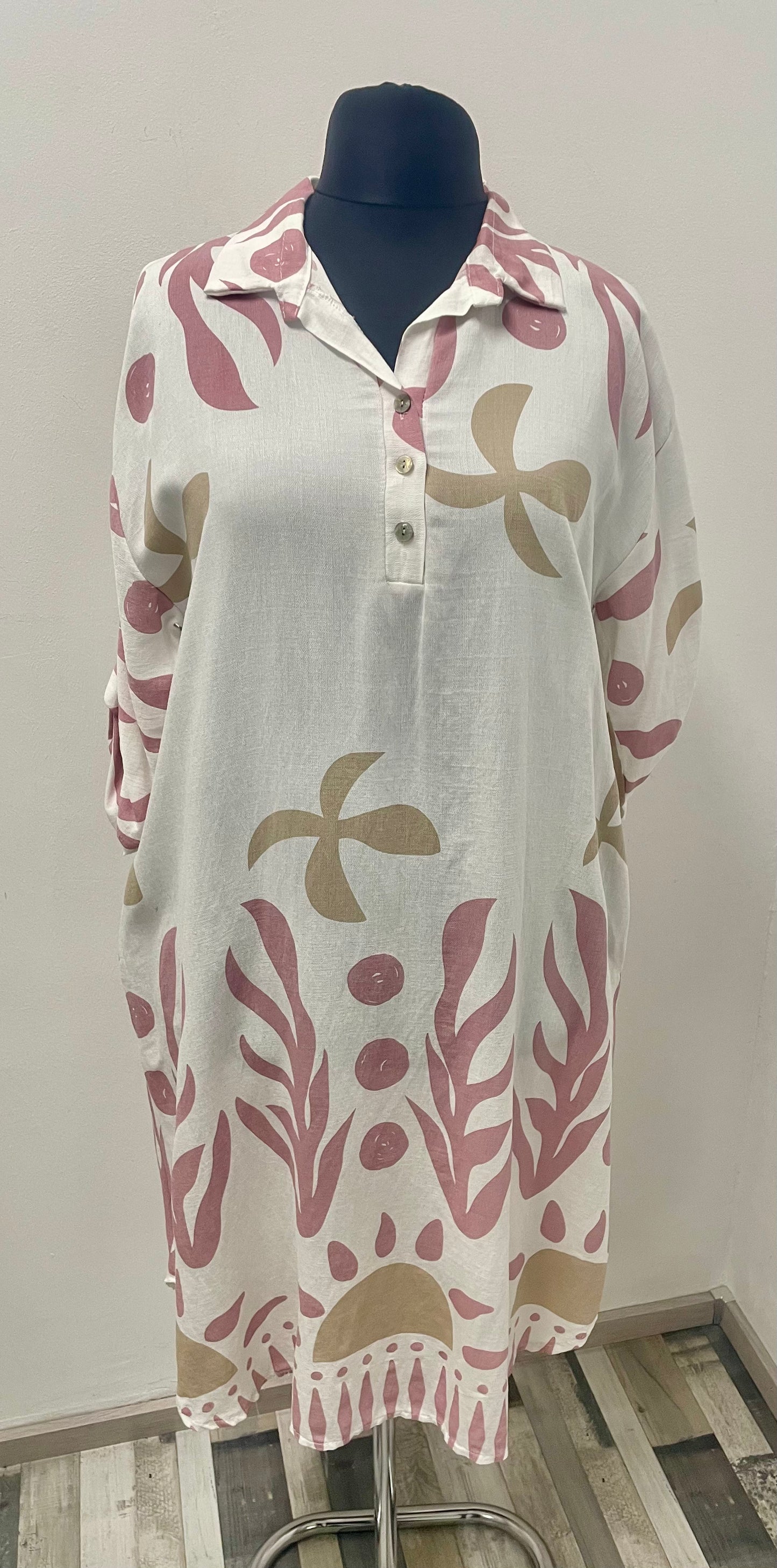 Kleid mit Knopfleiste