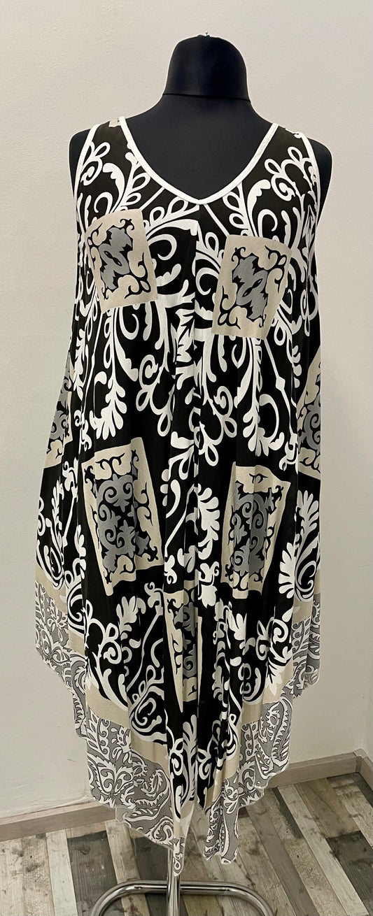 Sommerkleid mit breiten Träger