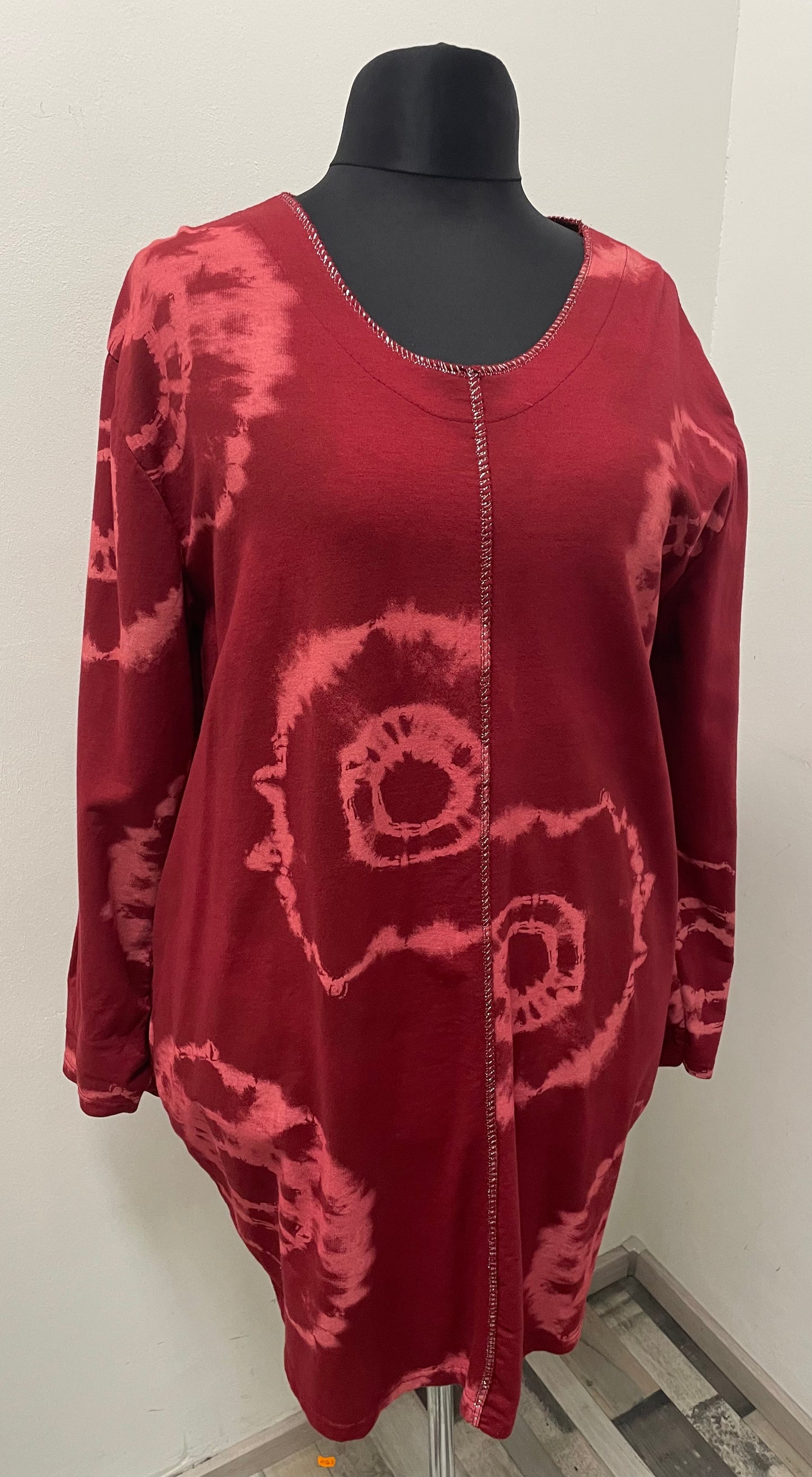 Tunika mit Kontrastnaht