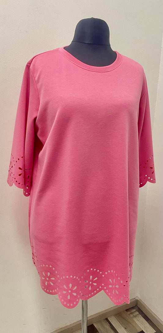 Kleid/Tunika mit Lochmuster