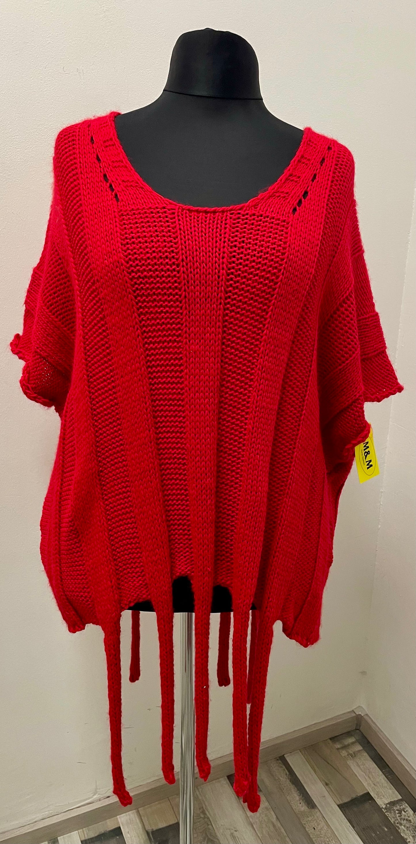 Strickpullover mit Zipfel