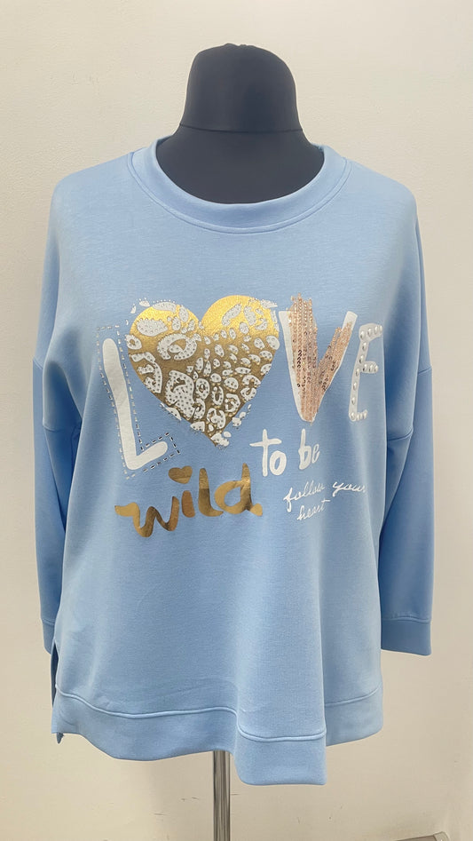 Sweatshirt „Love to be Wild“