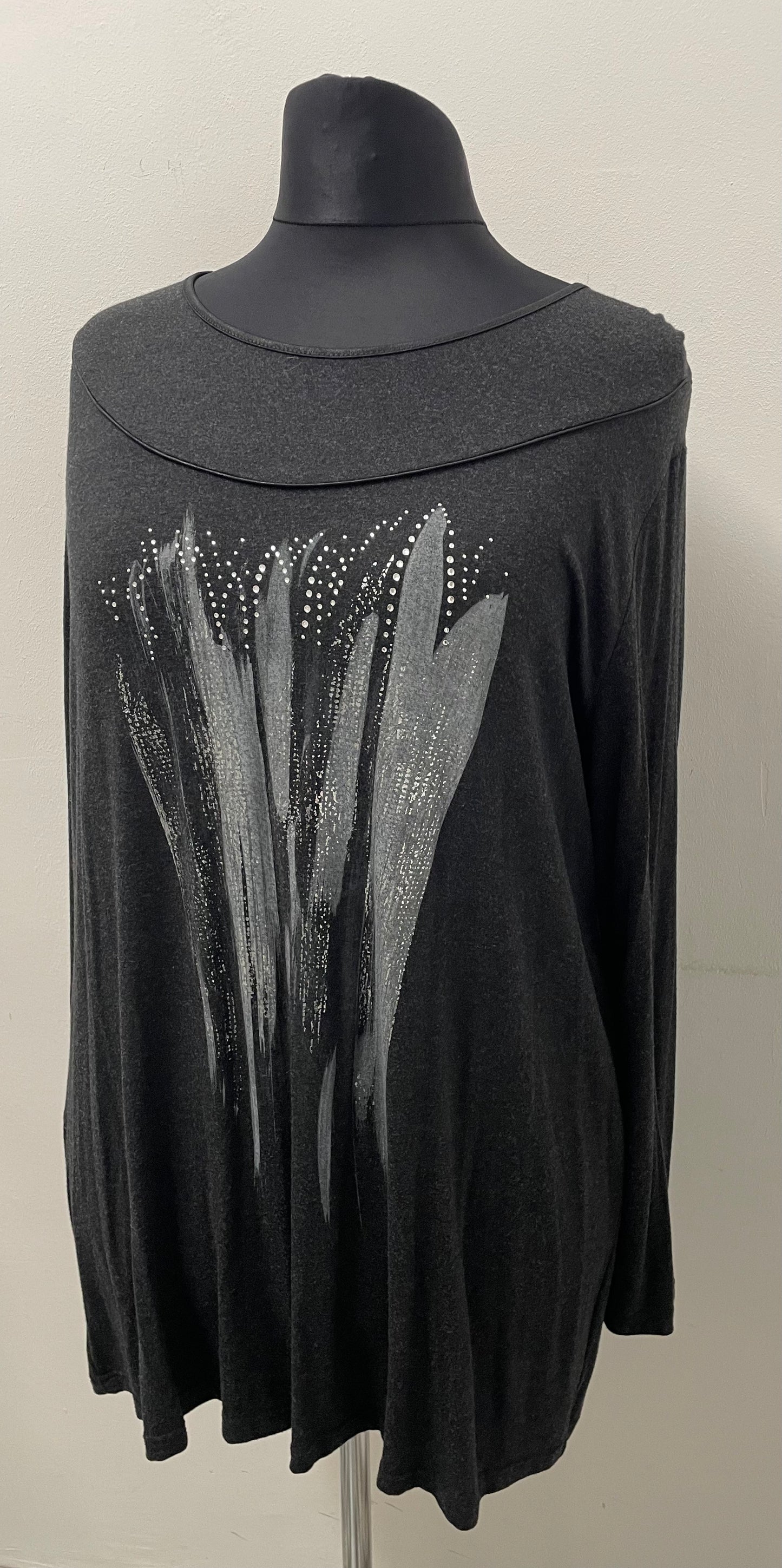 Tunika mit Glitzersteinchen