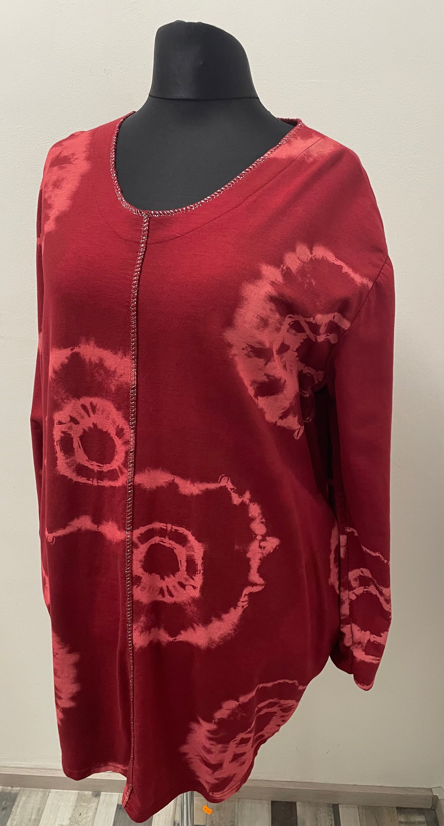 Tunika mit Kontrastnaht