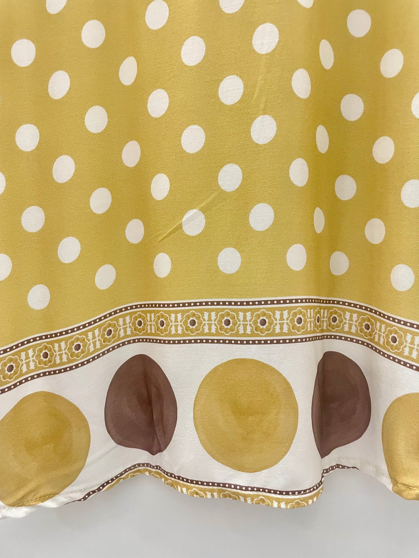 Oversize Bluse Polka-Dot-Muster