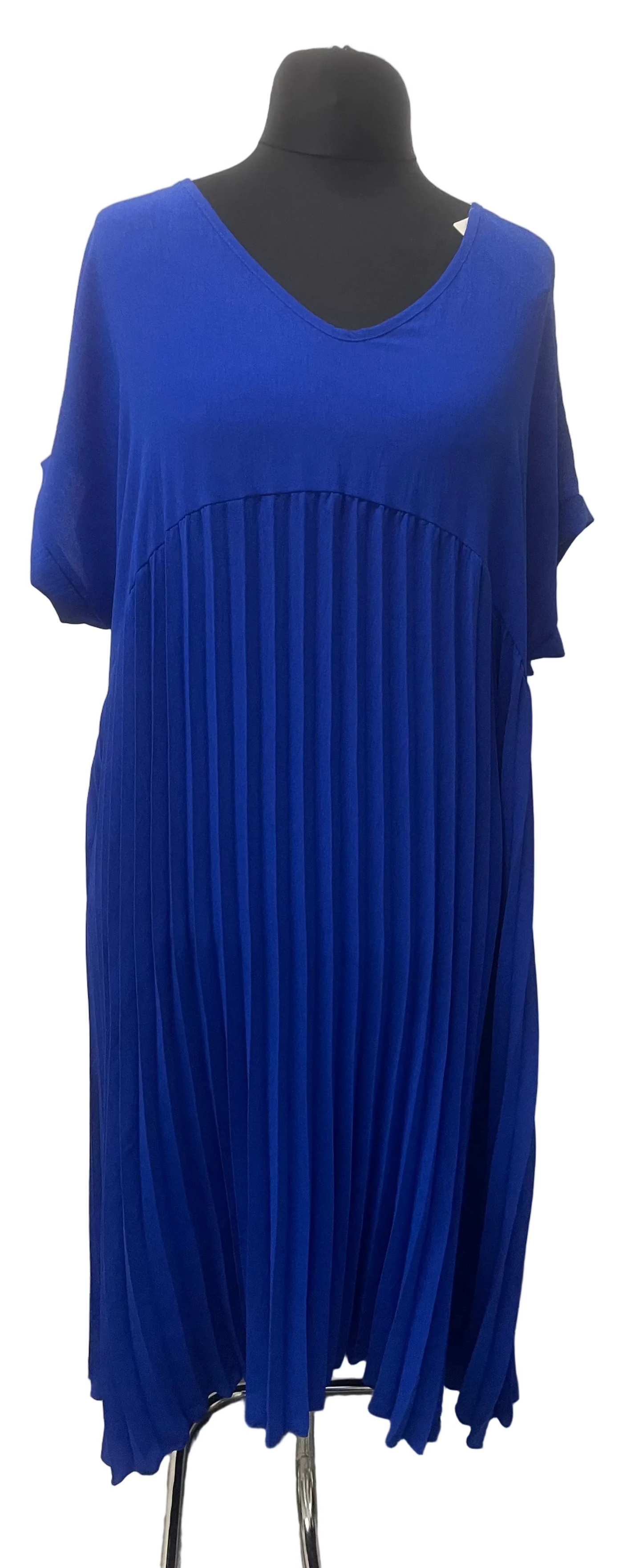 Plissee Maxikleid