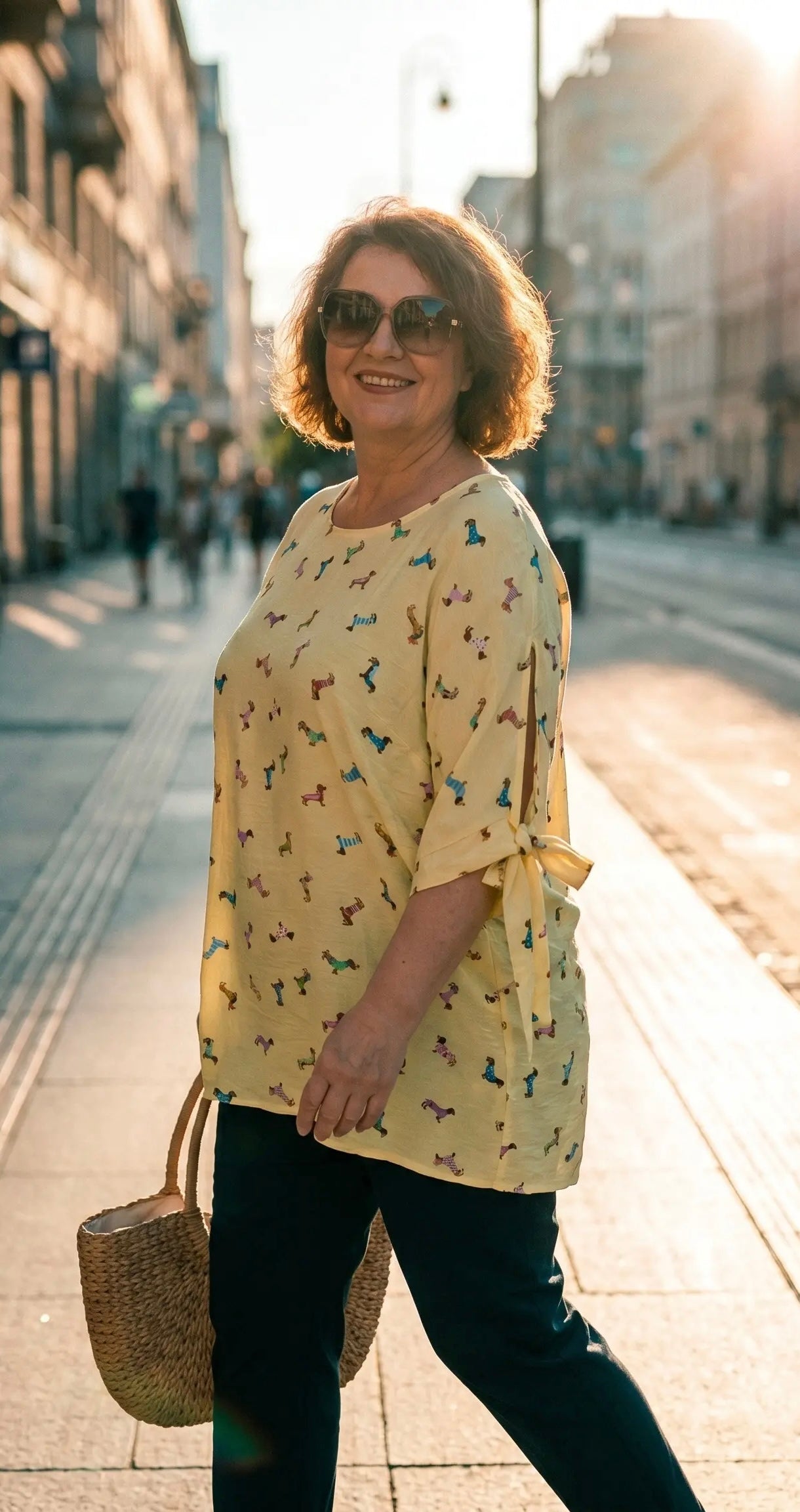 Shirt mit Dackel-Motiven