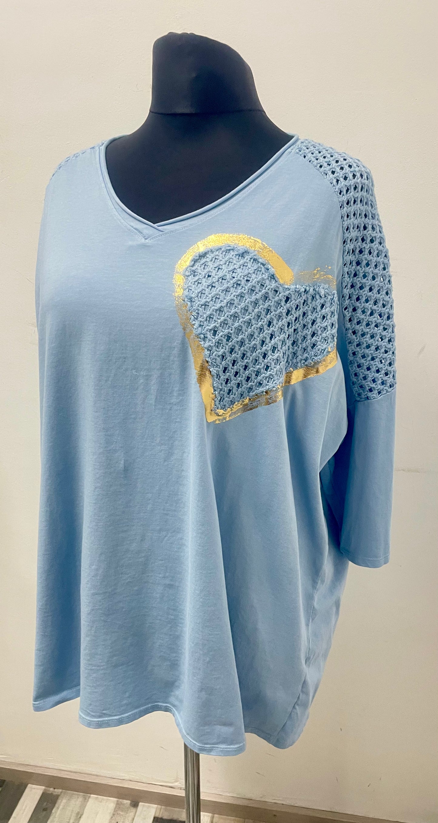 Shirt HEART 🩵💛🩷🤍