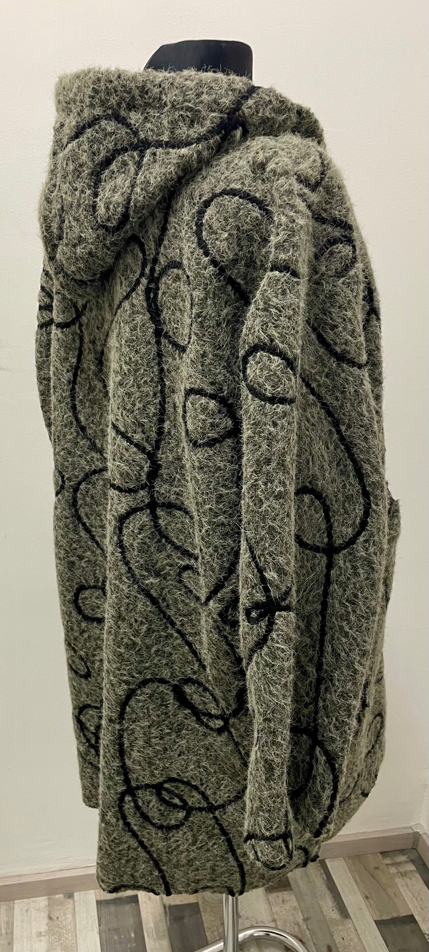Mantel mit Reißverschluss