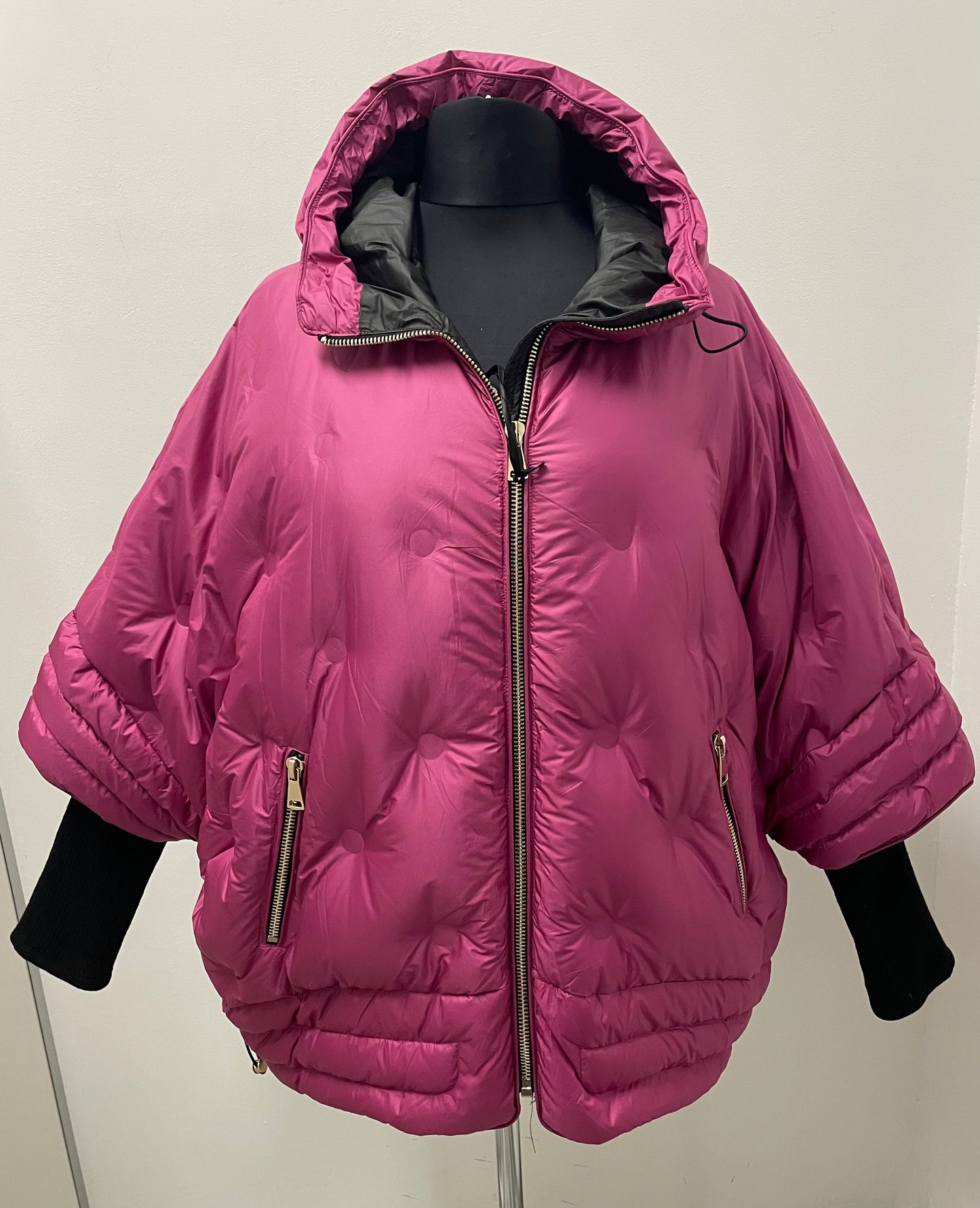 Steppjacke mit Kapuze