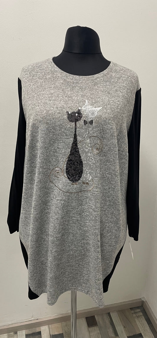 Tunika „Katzenmotiv“