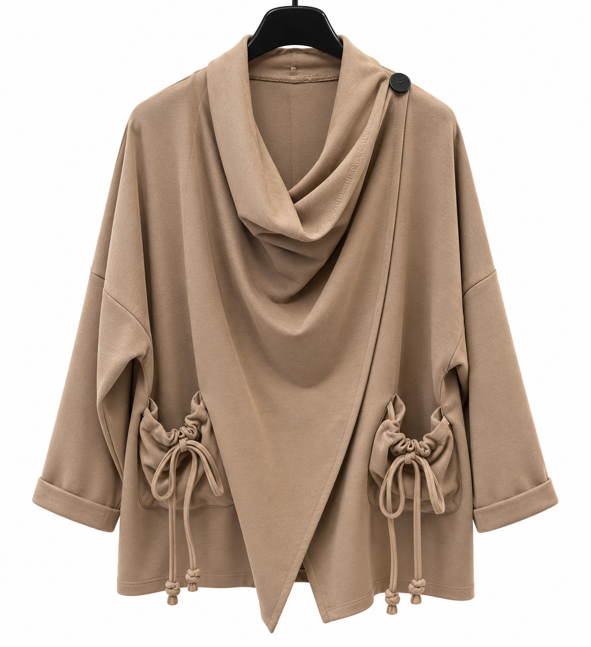 Plus Size Jacke „Charlotte“ mit Wasserfallkragen
