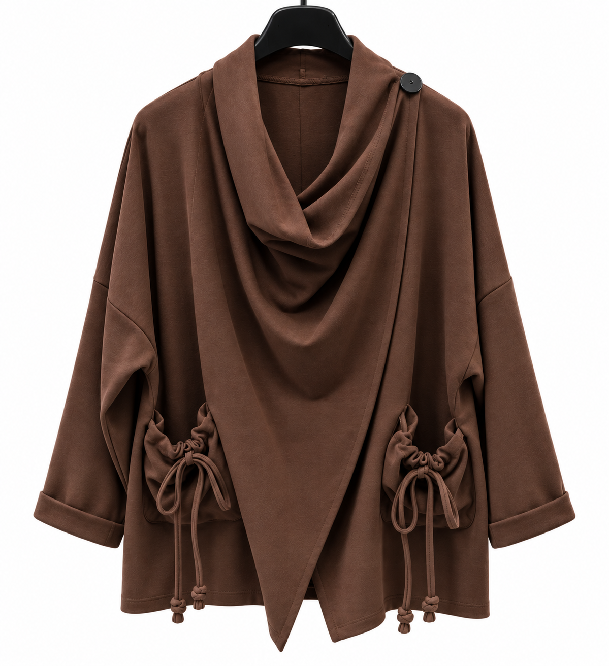 Plus Size Jacke „Charlotte“ mit Wasserfallkragen