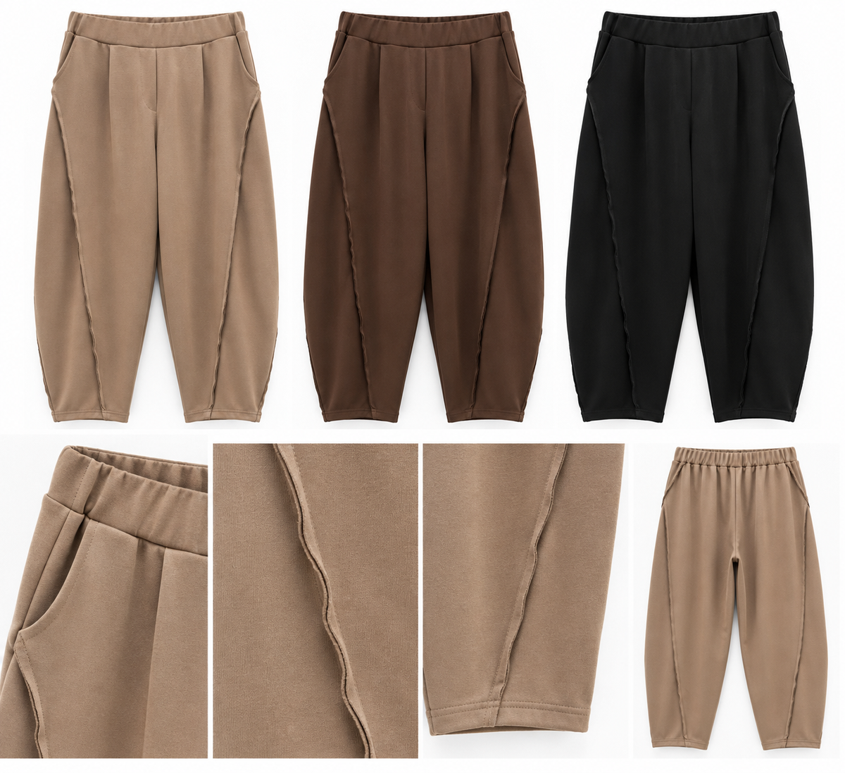 Plus Size Hose „Charlotte“ mit markanter Naht