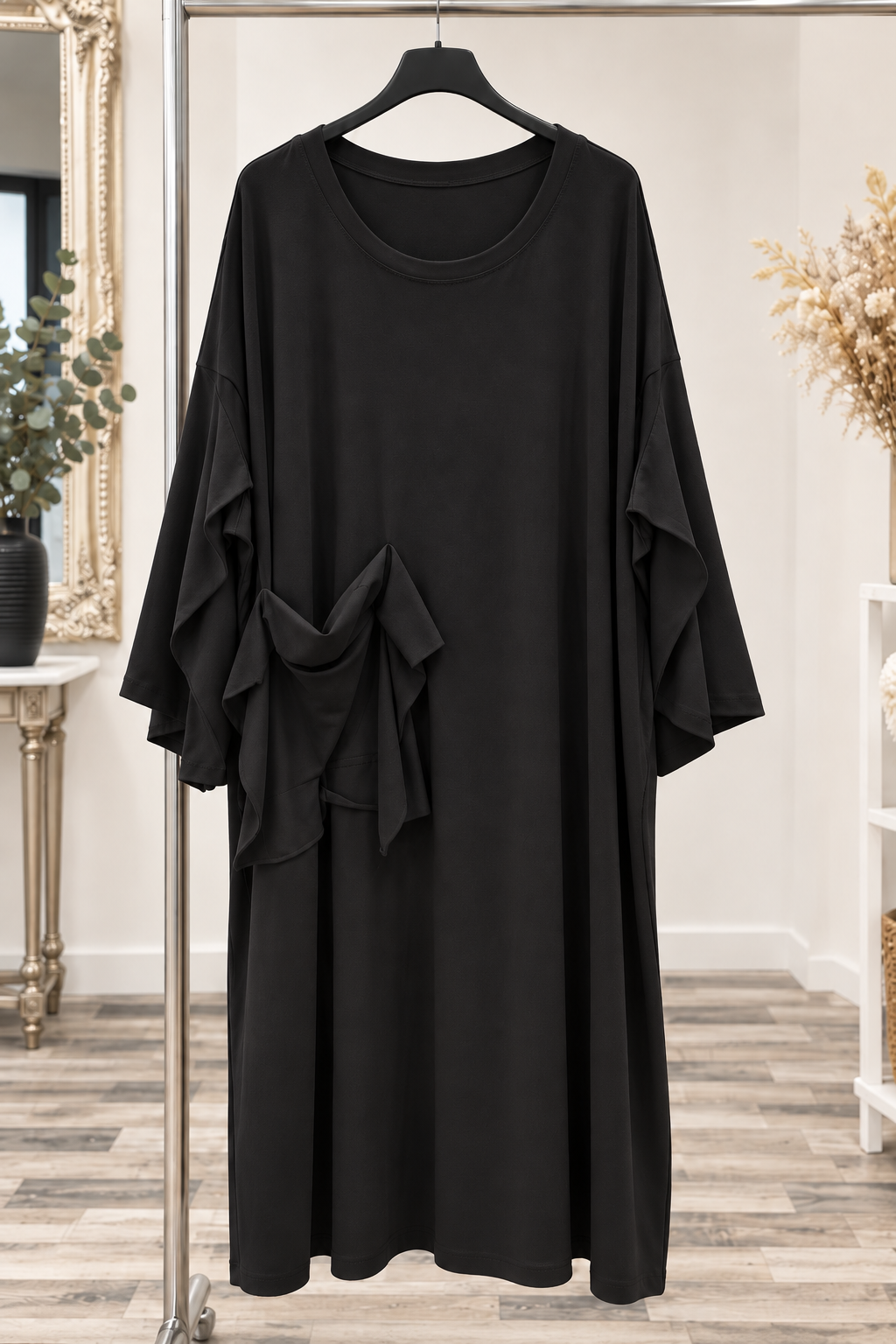Plus Size Kleid „Giovanna“ mit Drapé-Detail