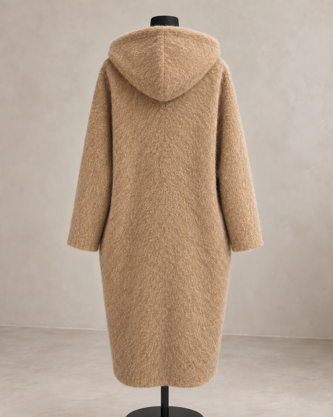 Plus Size Mantel „Volterra“ mit Kapuze