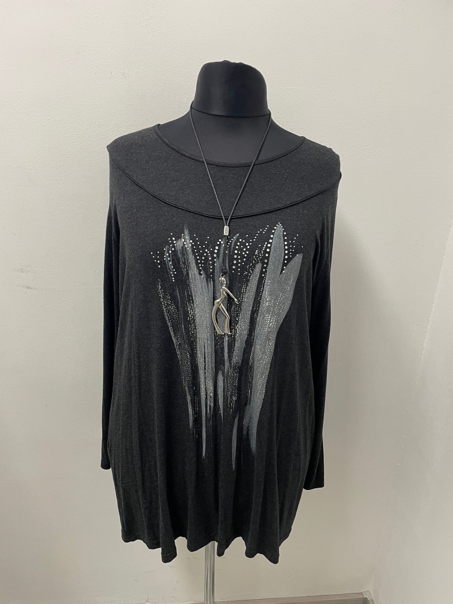 Tunika mit Glitzersteinchen