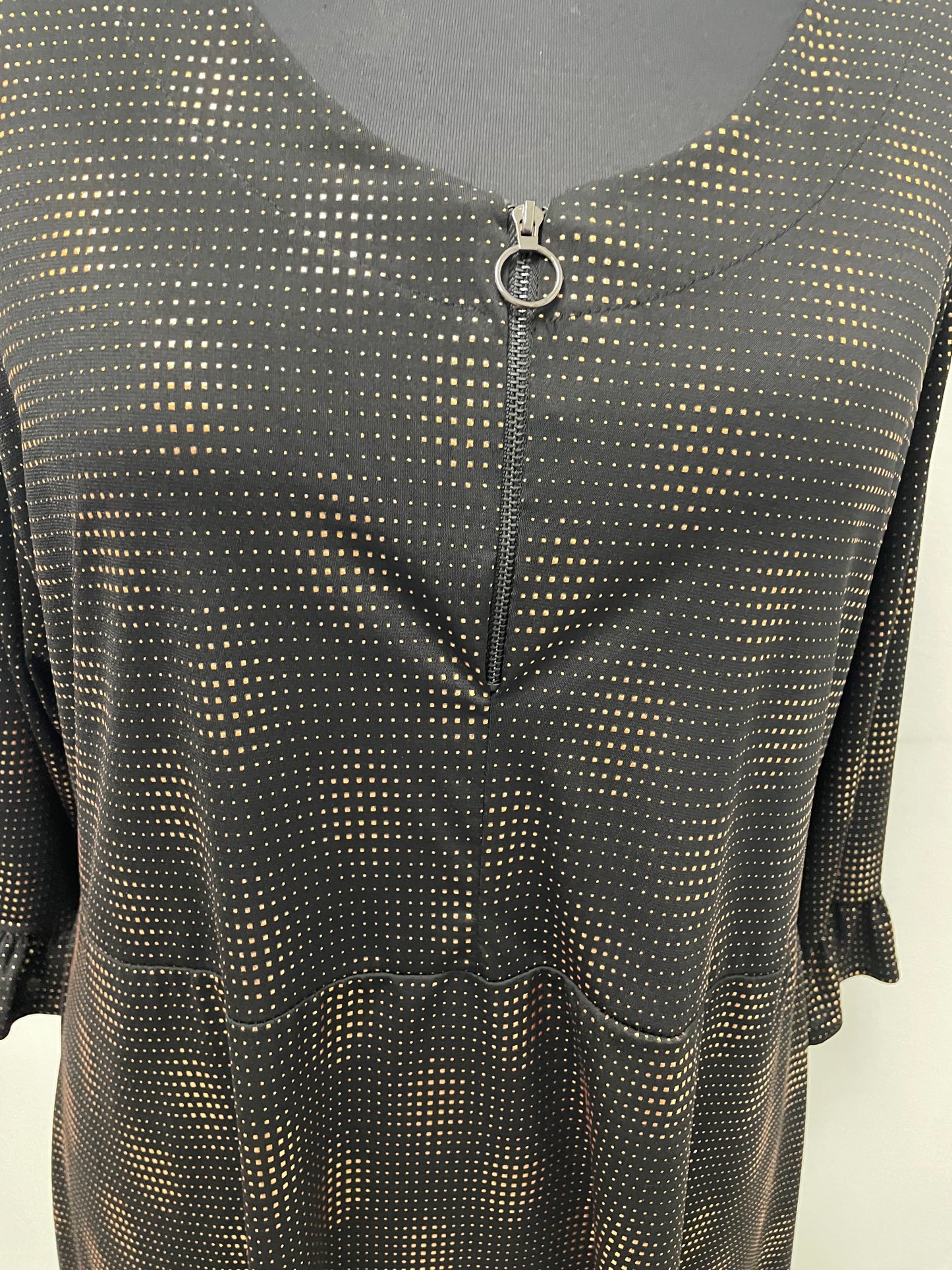 Festliche Tunika Schwarz/Gold