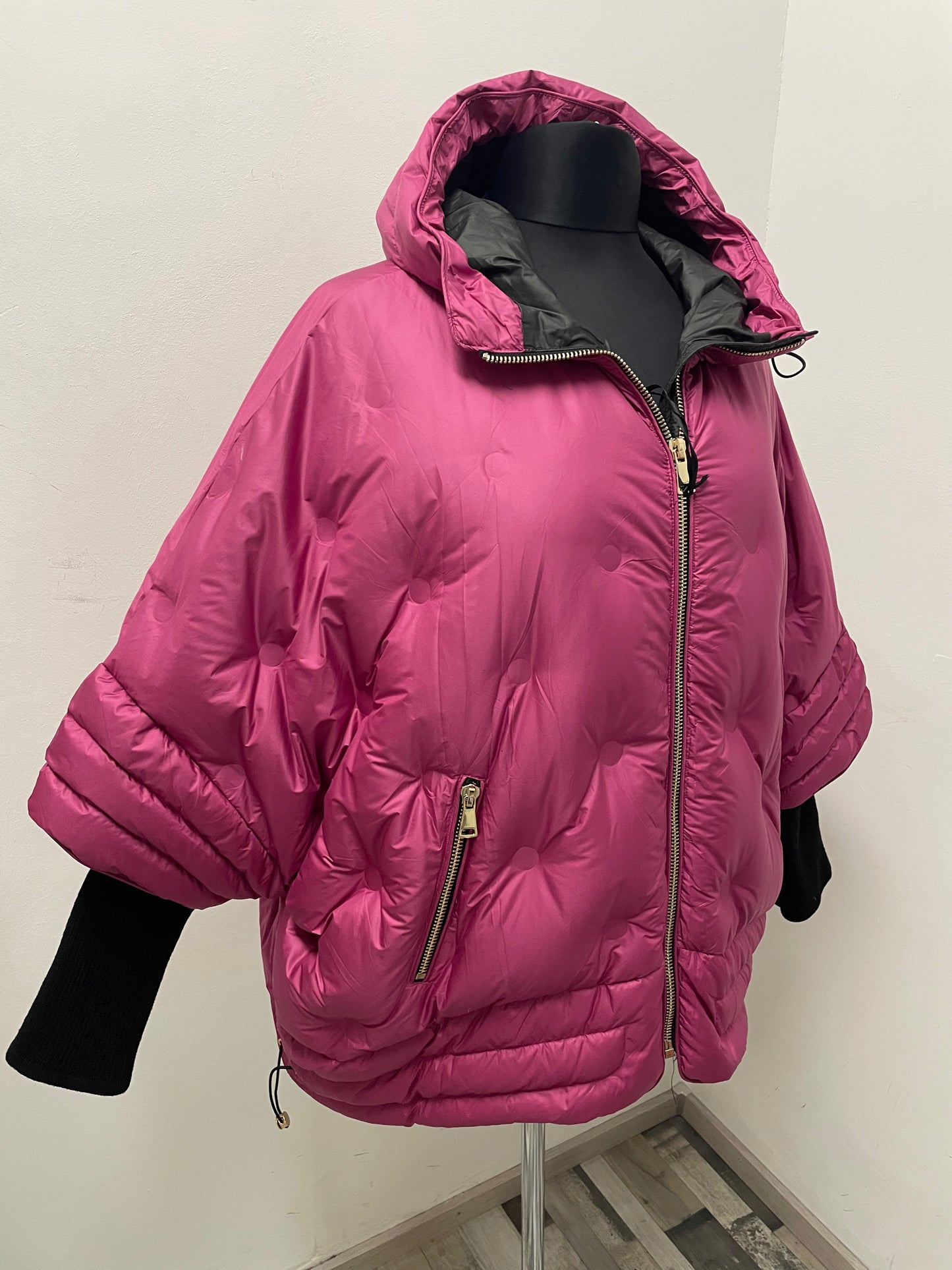 Steppjacke mit Kapuze