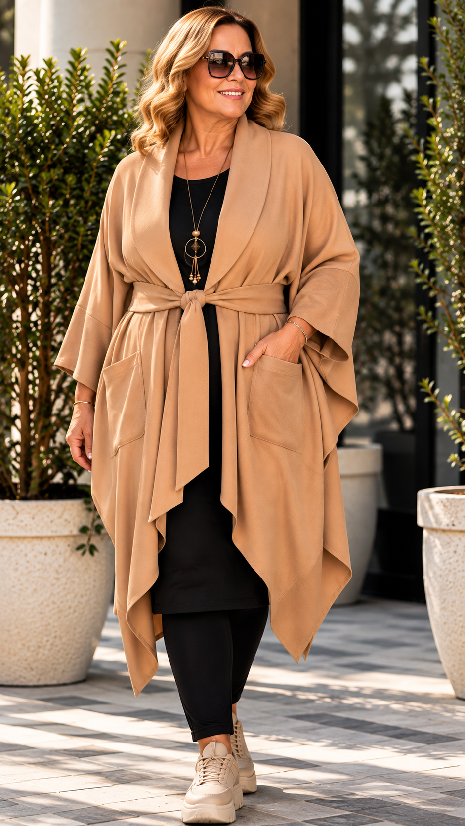 Plus Size Cape Avvolgente – Punto Milano 🇮🇹