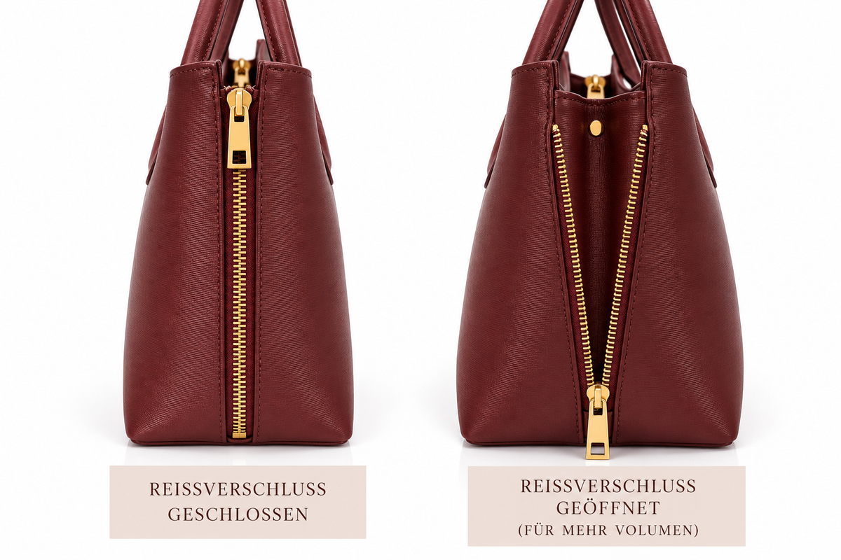 Leder-Shopper SIGNORA – 100 % Echtleder · Made in Italy