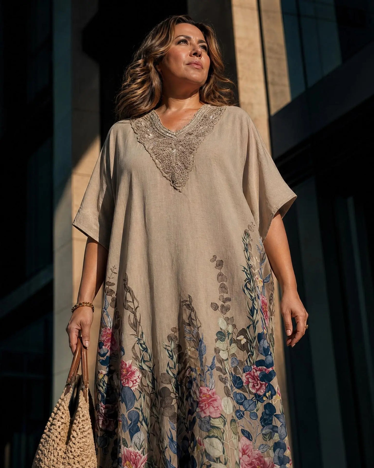 Kleid mit floralen Print
