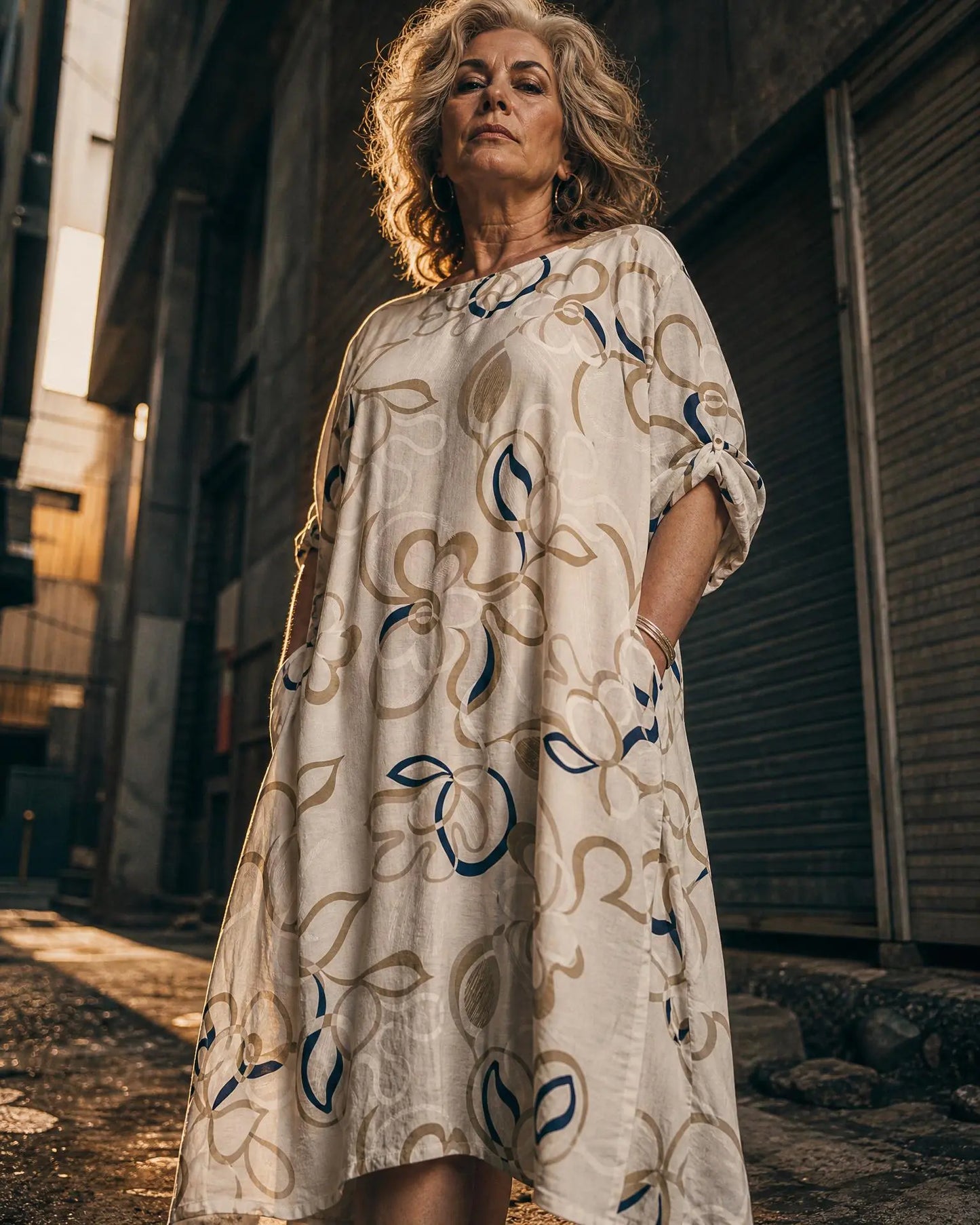 Sommerkleid mit dekorativen Bindedetail