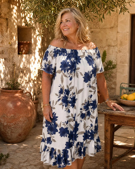 Off-Shoulder-Sommerkleid