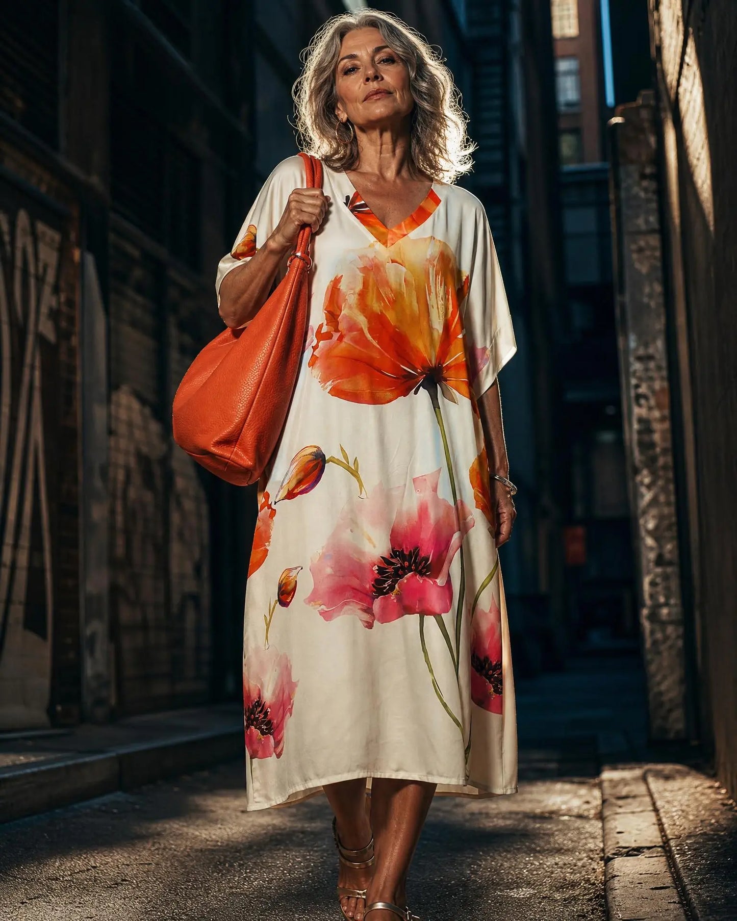 Kaftan Kleid „FLOWER“